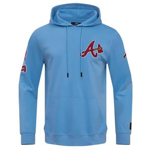 Pro Standard Men's MLB Atlanta Braves Chenille Pullover Hoodie