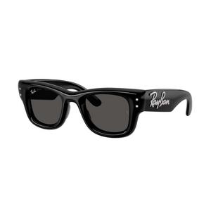 Ray-Ban Wayfarer Puffer Crystal Edition Ultra Black Sunglasses &ndash; Polished Black & Strass