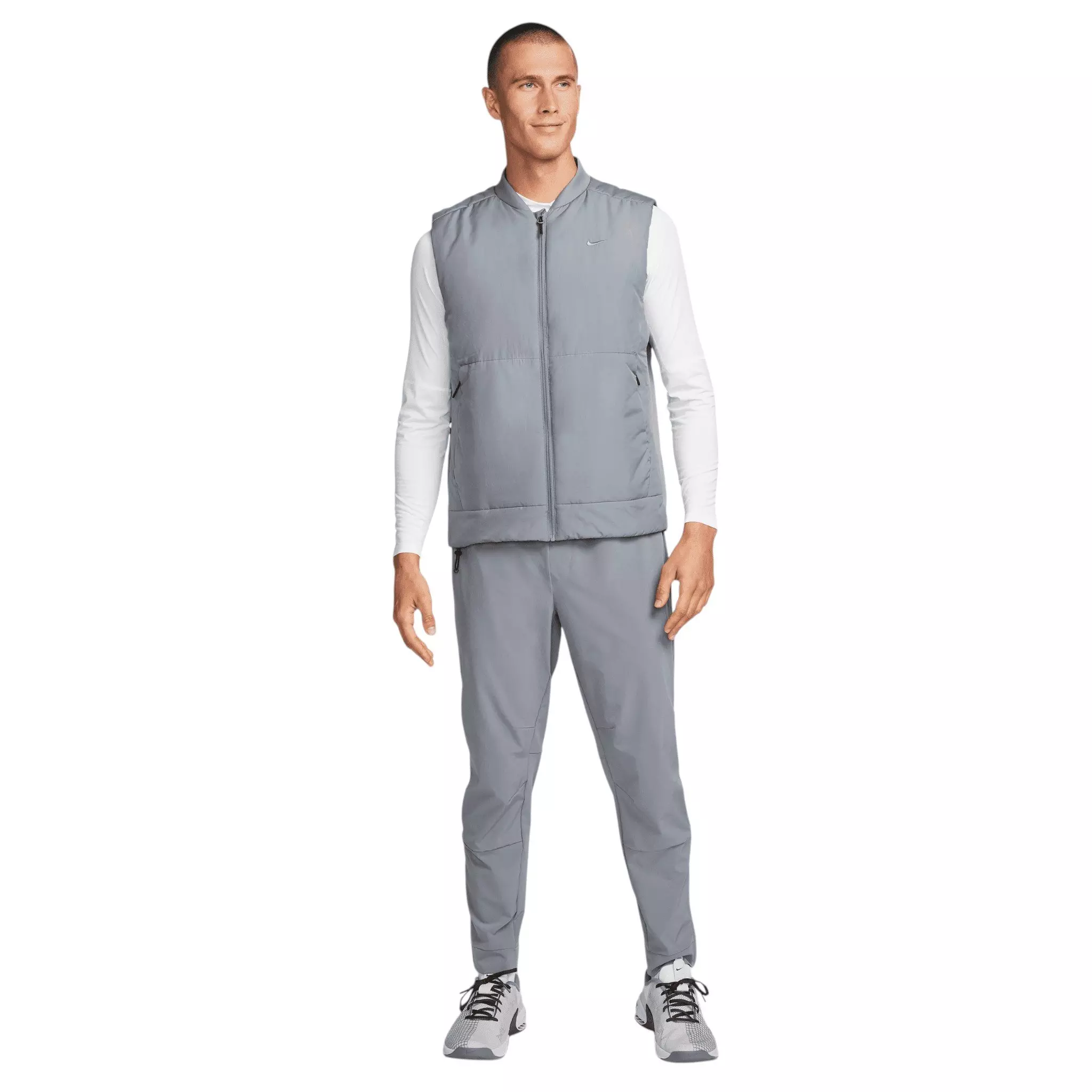 Nike Men's Therma-FIT Unlimited Training Vest - Grey - GREY