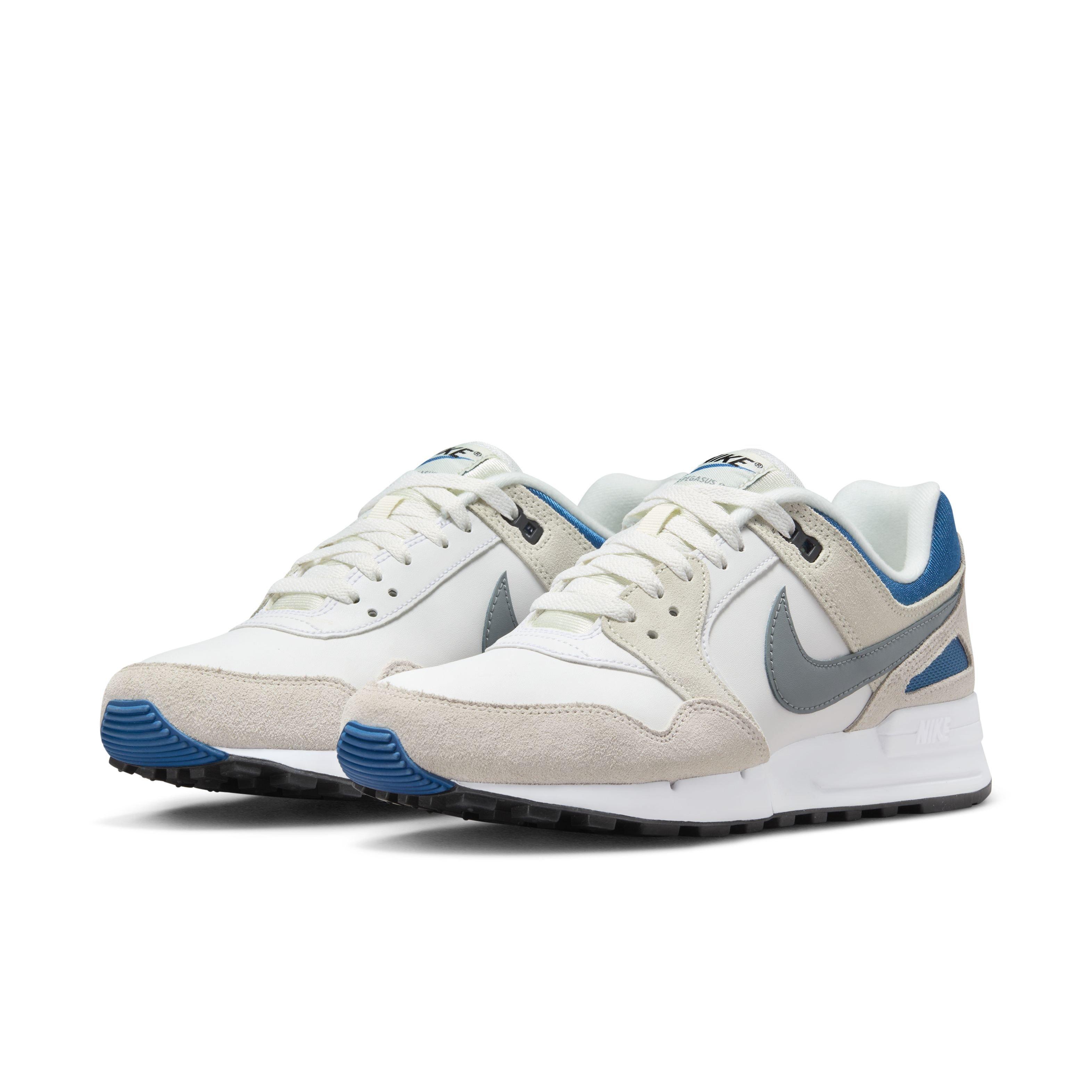 Nike Air Pegasus '89 "Summit White/Industrial Blue/Phantom/Cool Grey" Men's Shoe - WHITE/BLUE/PHANTOM/GREY Thumbnail View 3