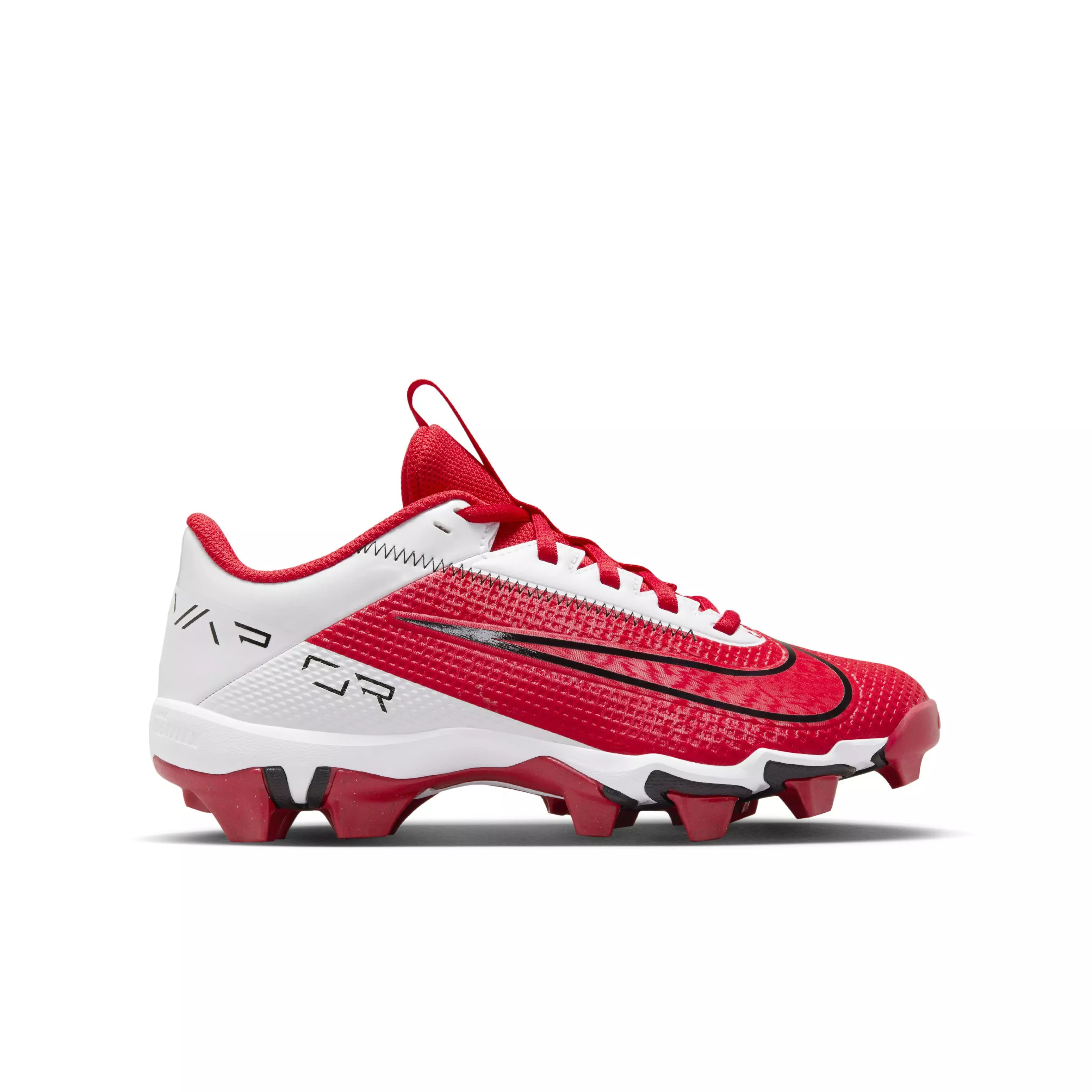 Nike Vapor Edge Shark 2 "University Red/White/Black" Grade School Boys' Football Cleat - RED/WHITE/BLACK