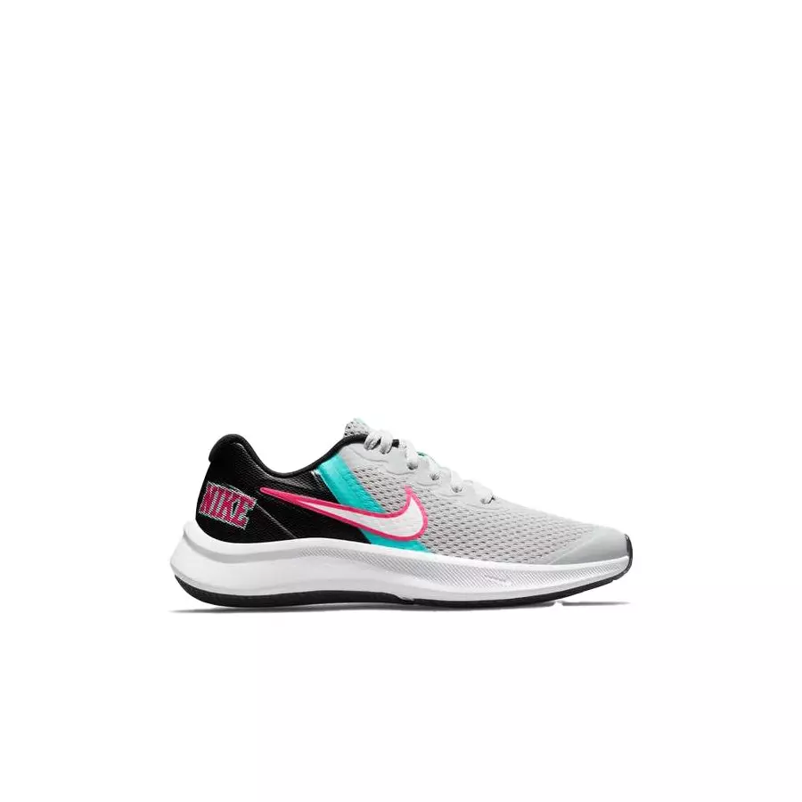 Nike Star Runner 3 SE "Grey Fog/Black" Grade School Boys' Running Shoe - GREY