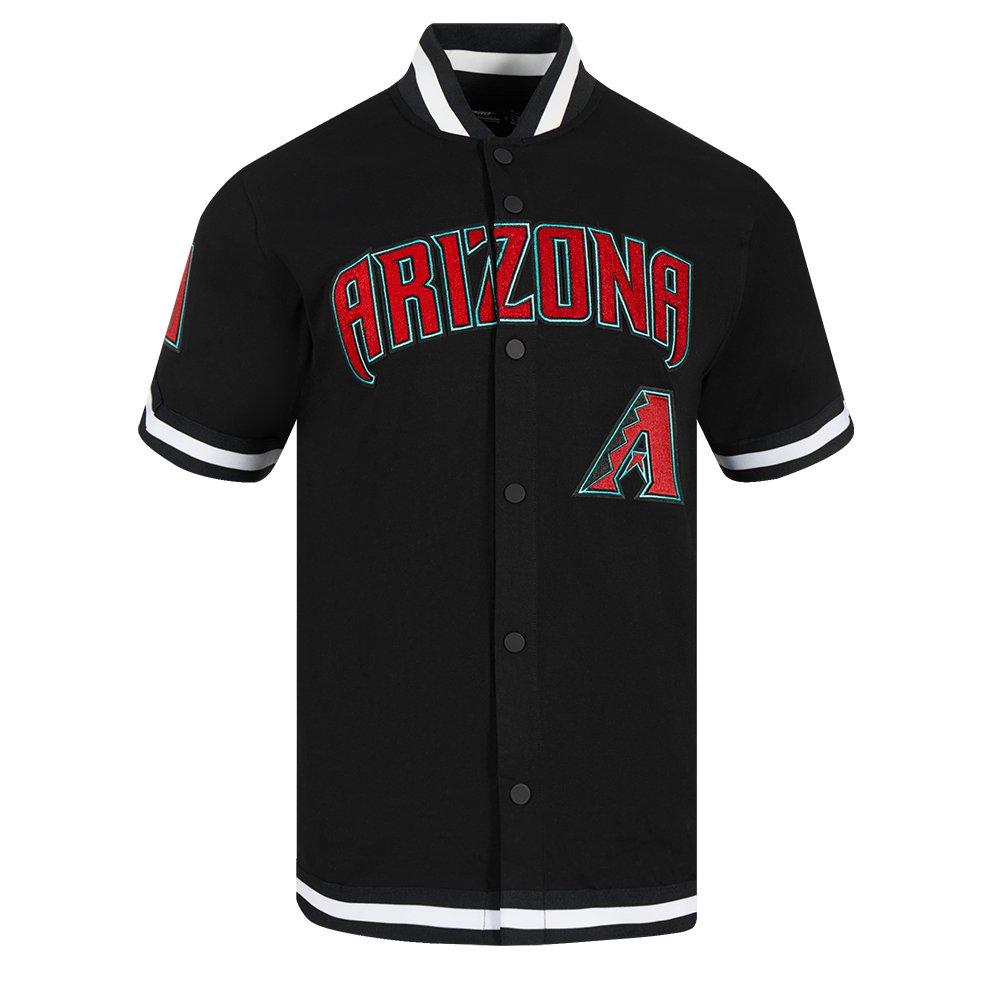 Pro Standard Men's MLB Arizona Diamondbacks Classic Warm Up Jacket - Black - BLACK Thumbnail View 1