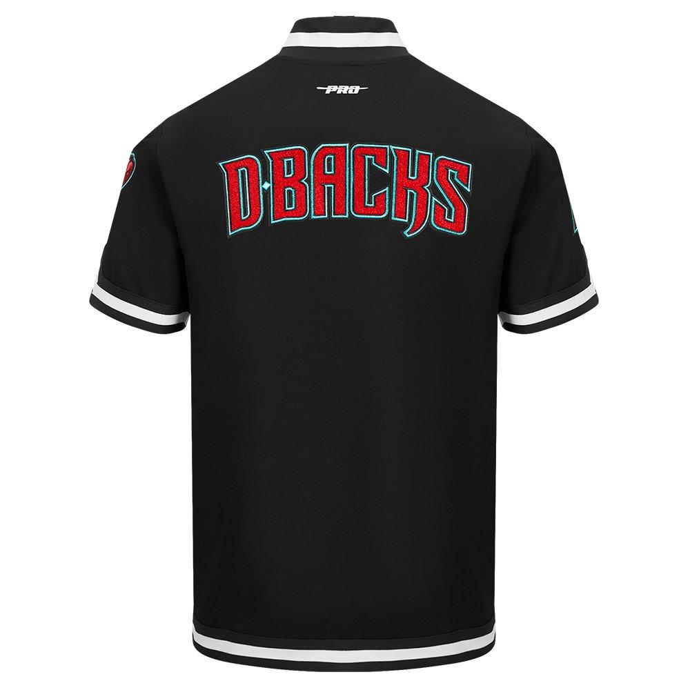 Pro Standard Men's MLB Arizona Diamondbacks Classic Warm Up Jacket - Black - BLACK Thumbnail View 2
