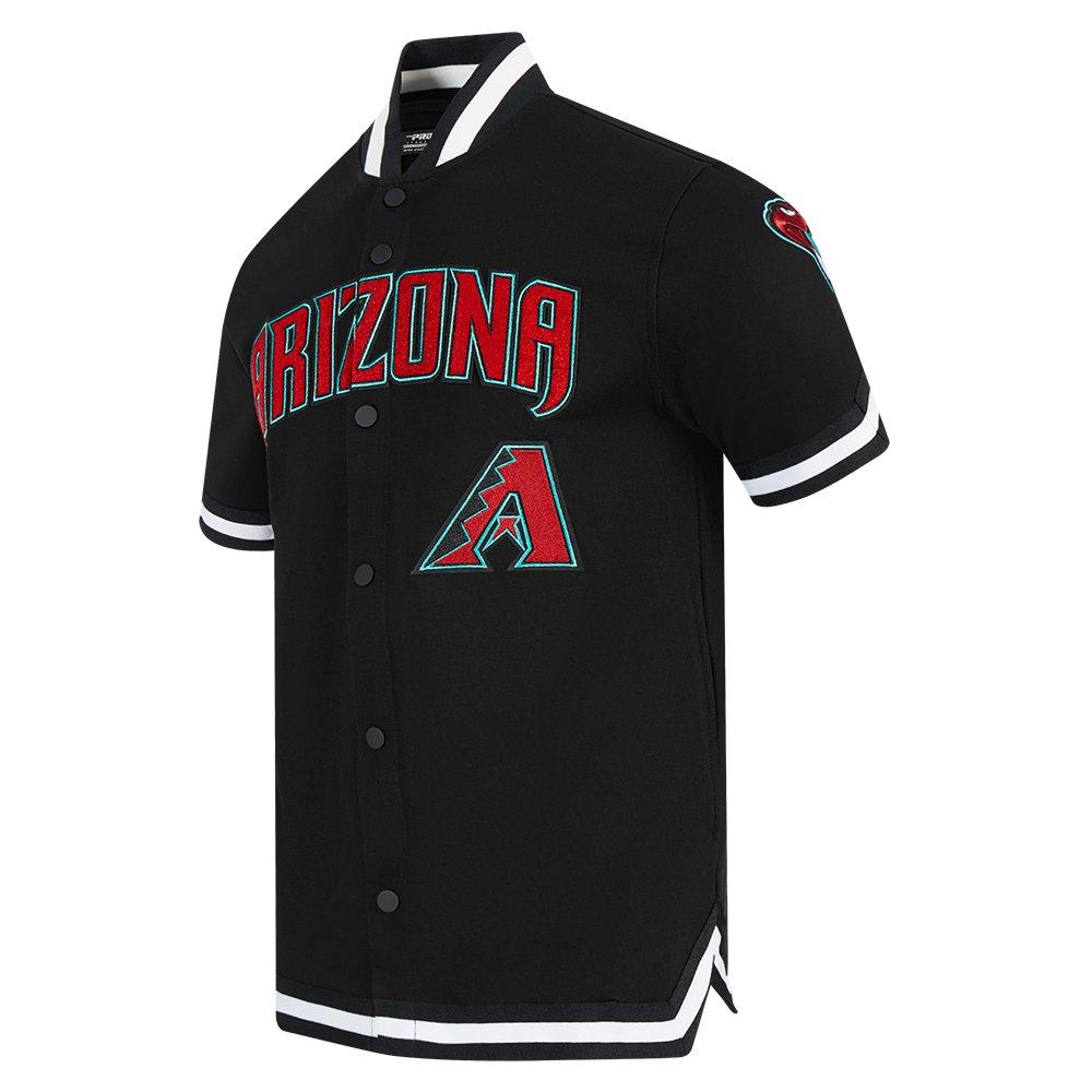 Pro Standard Men's MLB Arizona Diamondbacks Classic Warm Up Jacket - Black - BLACK Thumbnail View 3