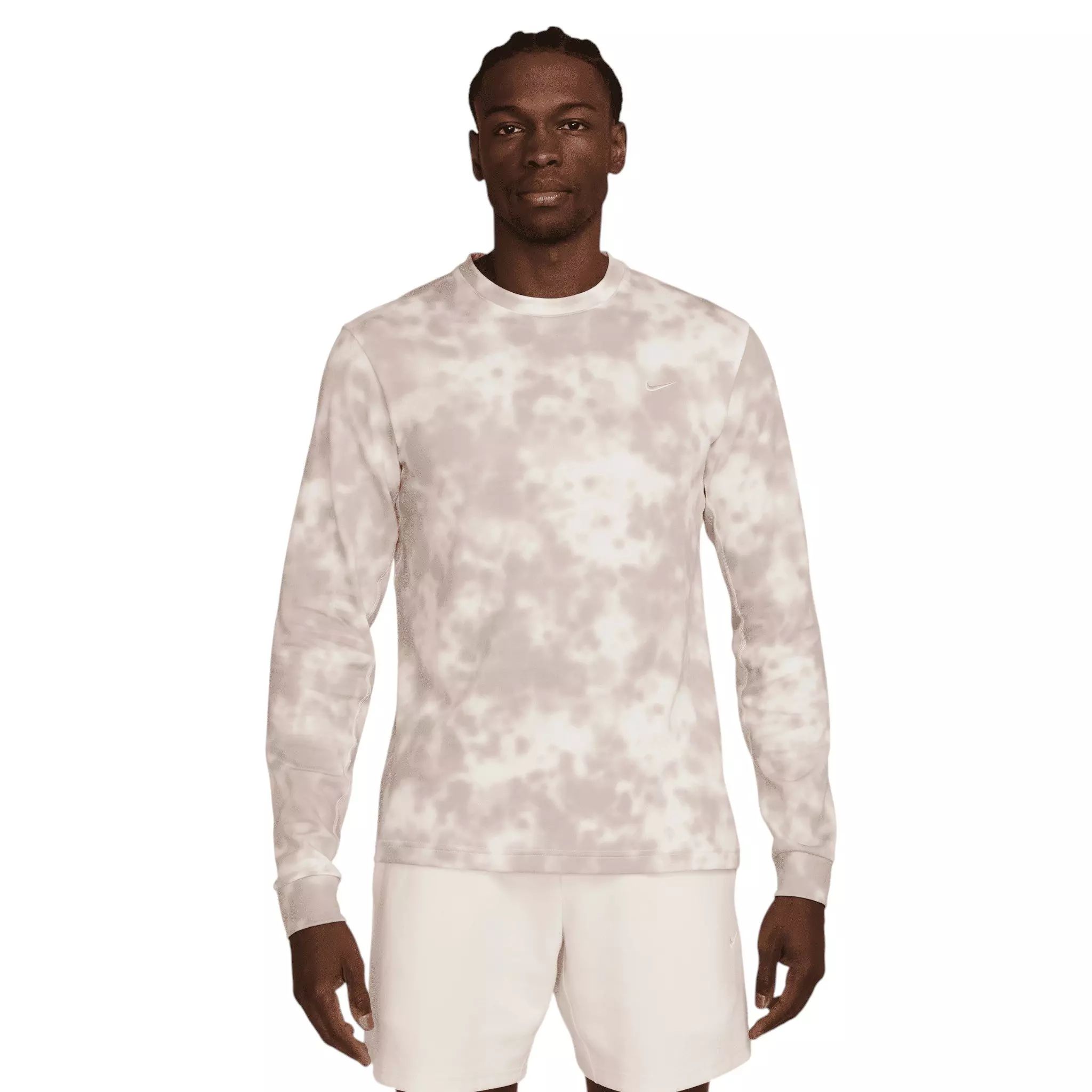 Nike Men's Primary Dri-FIT Long Sleeve Fitness Top - Cream - CREAM