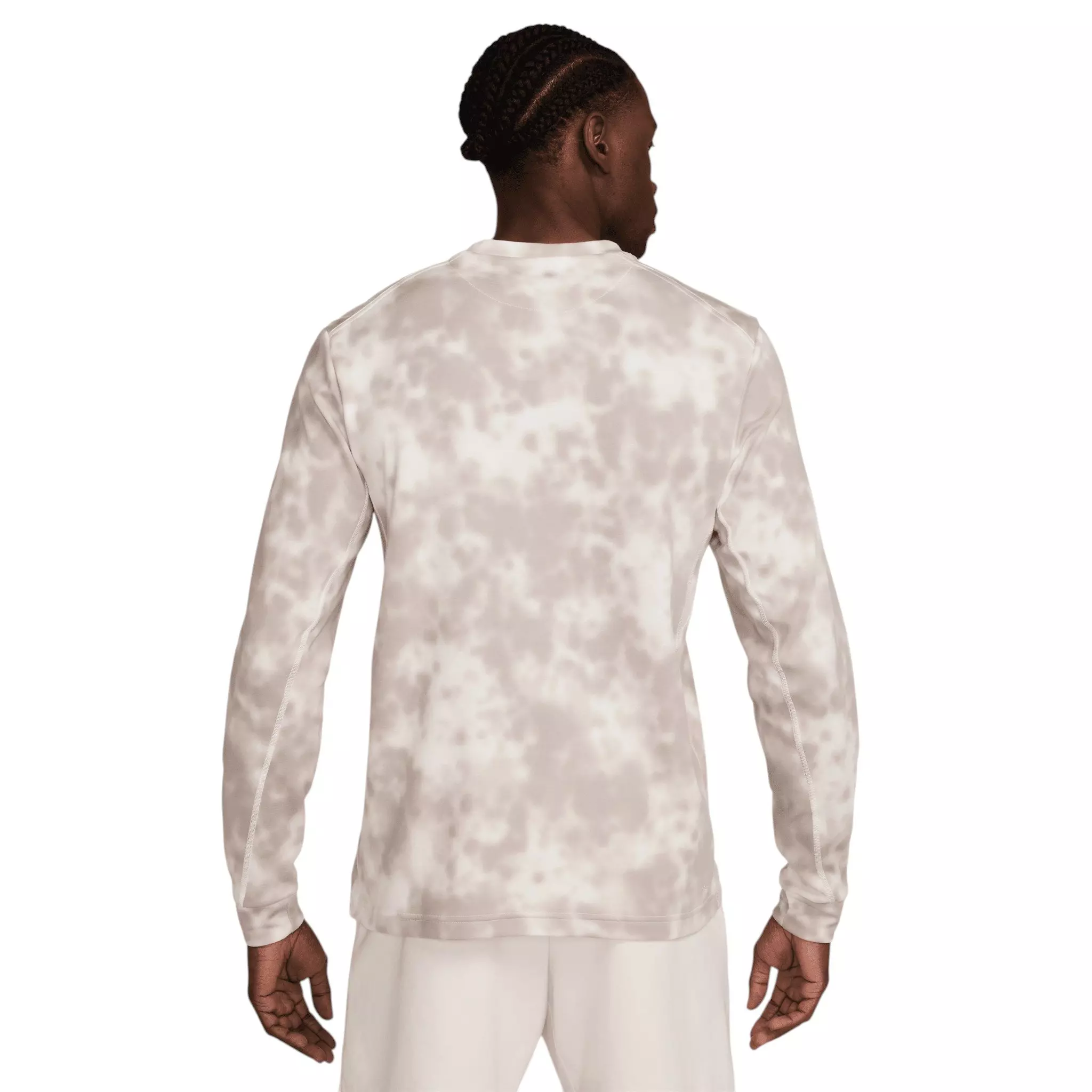 Nike Men's Primary Dri-FIT Long Sleeve Fitness Top - Cream - CREAM