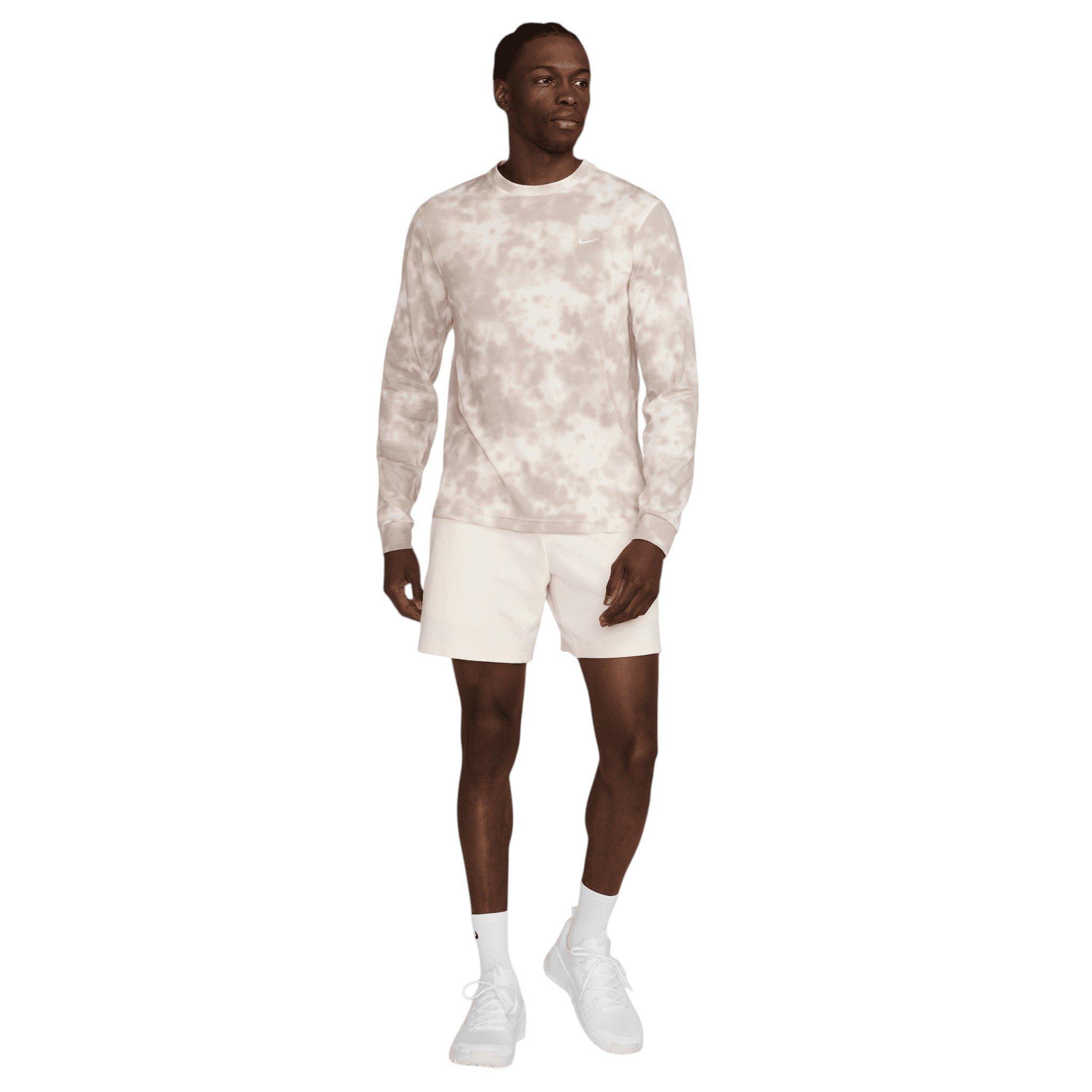 Nike Men's Primary Dri-FIT Long Sleeve Fitness Top - Cream - CREAM