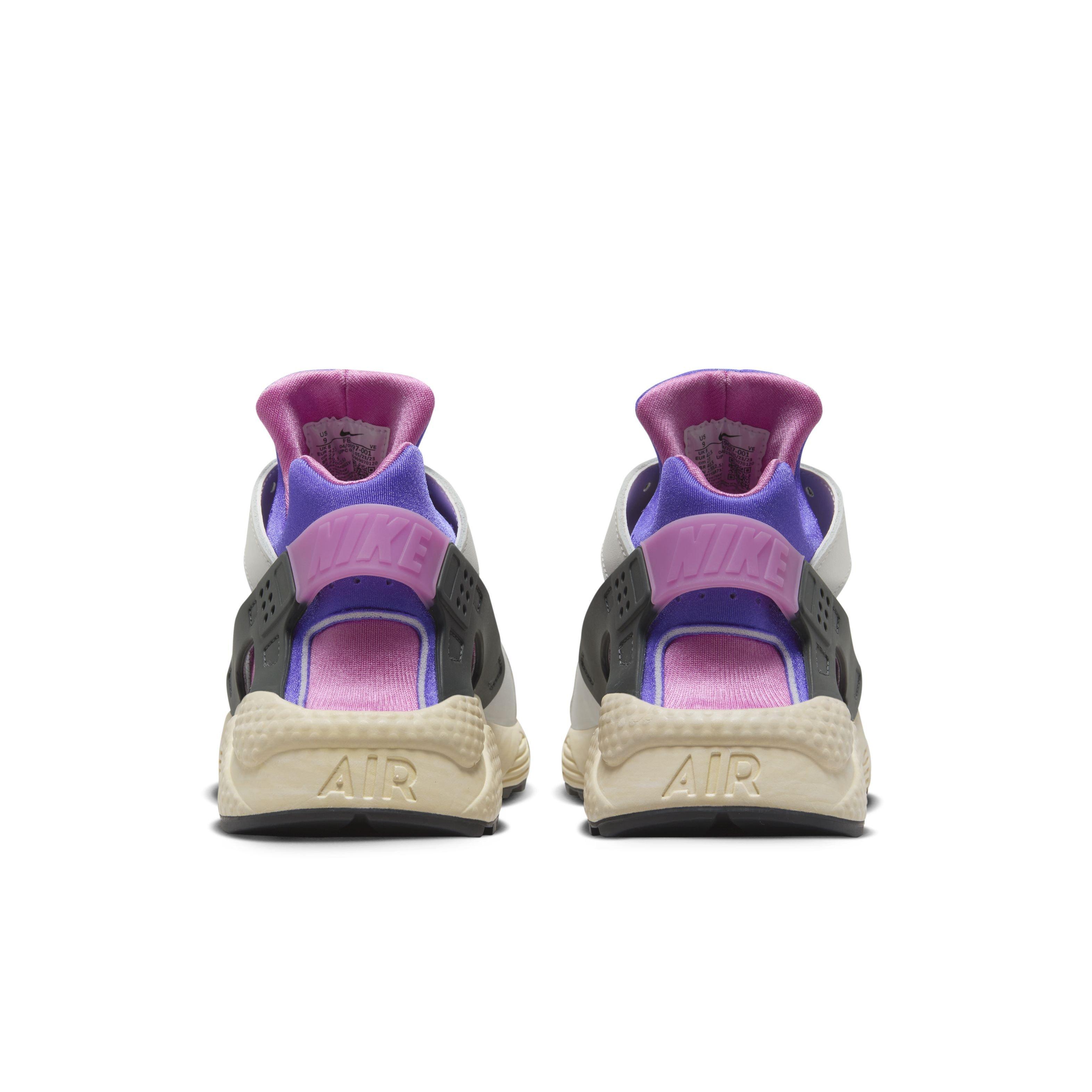 Nike Air Huarache Premium "Phantom/Sail/Blue Joy/Anthracite" Men's Shoe - GREY/PINK/PURPLE Thumbnail View 5