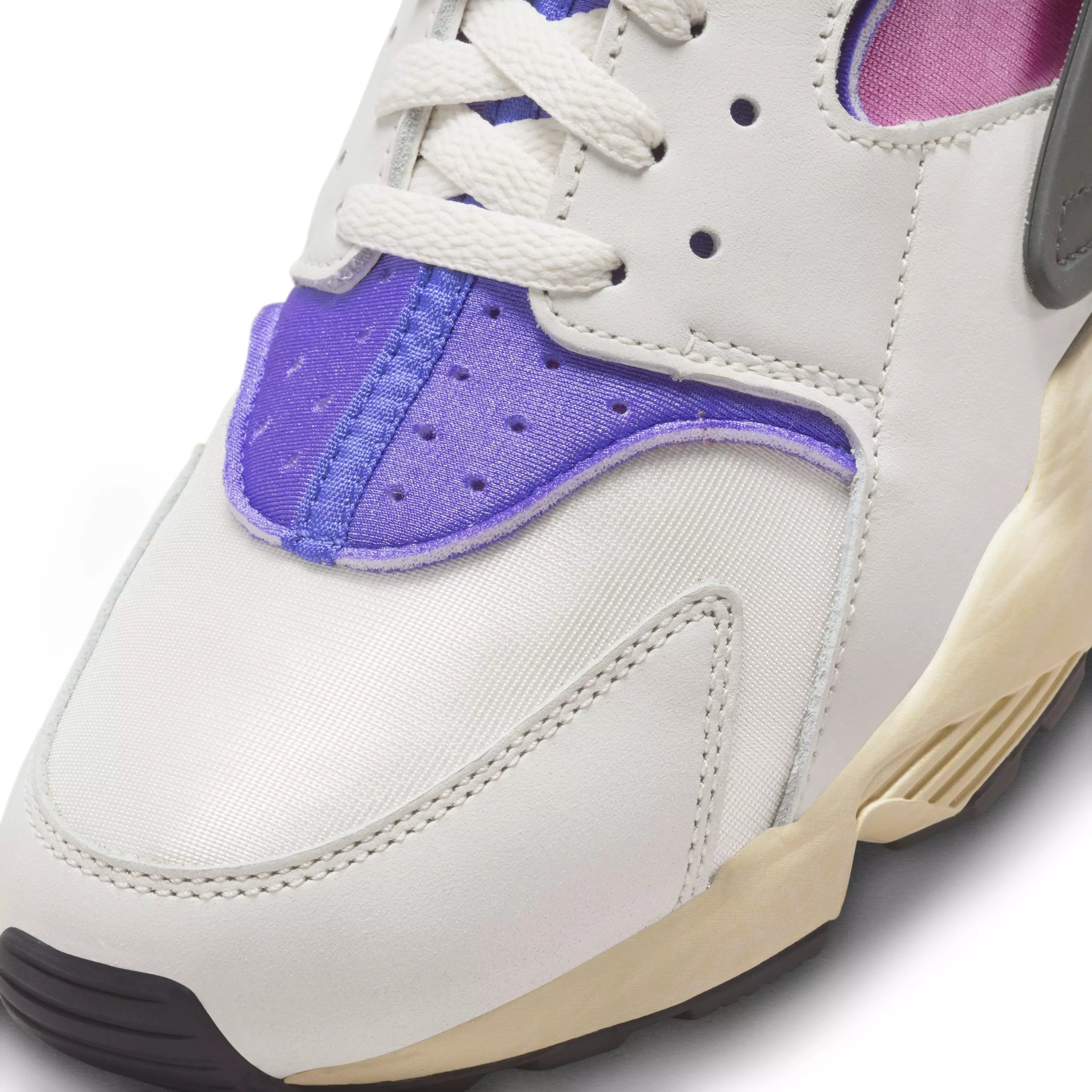 Nike Air Huarache Premium "Phantom/Sail/Blue Joy/Anthracite" Men's Shoe - GREY/PINK/PURPLE