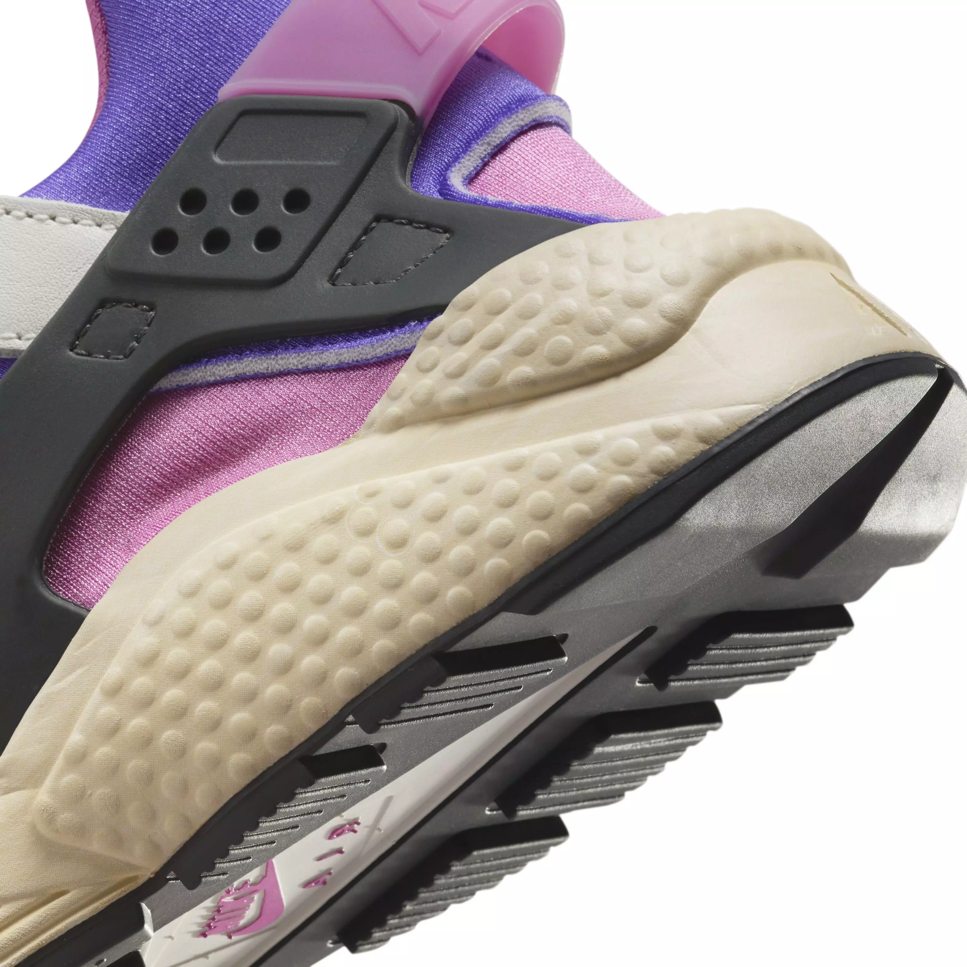Nike Air Huarache Premium "Phantom/Sail/Blue Joy/Anthracite" Men's Shoe - GREY/PINK/PURPLE