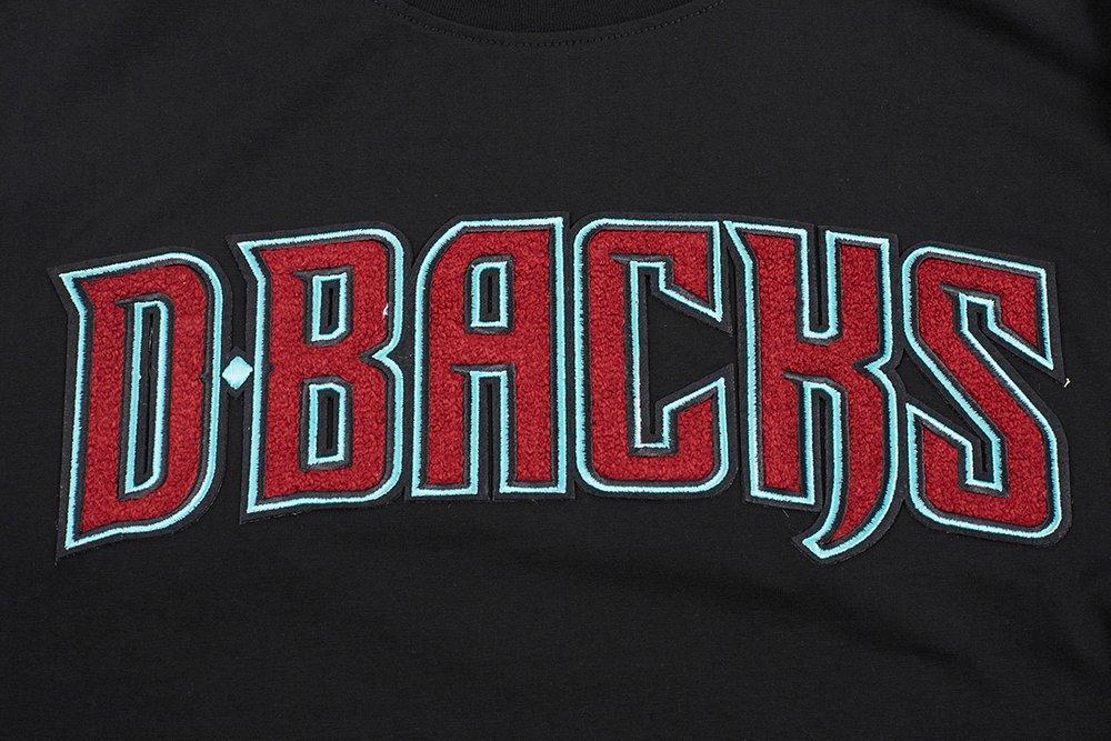 Pro Standard Men's MLB Arizona Diamondbacks Classic Chenille Top - BLACK Thumbnail View 5