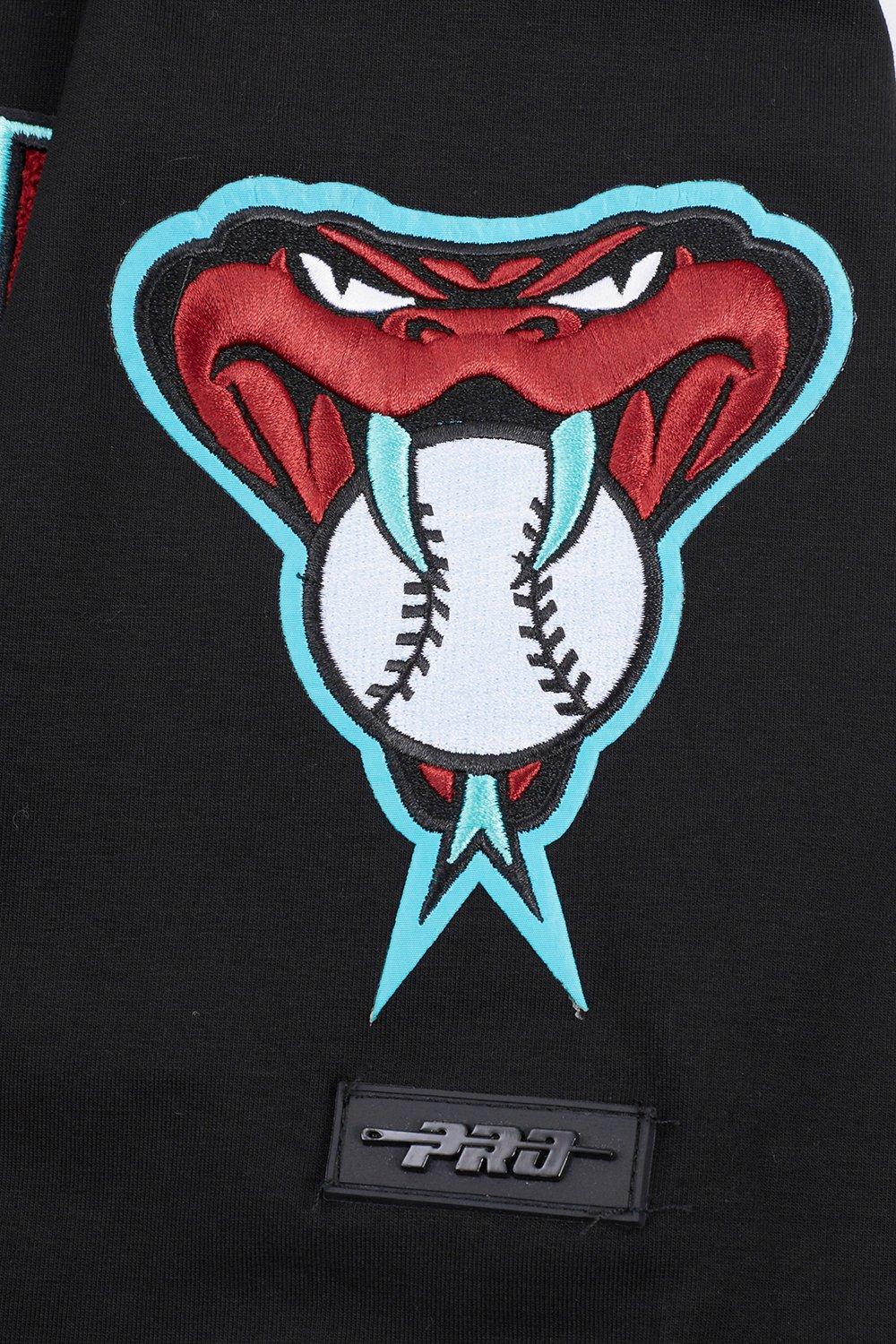 Pro Standard Men's MLB Arizona Diamondbacks Classic Chenille Top - BLACK Thumbnail View 6