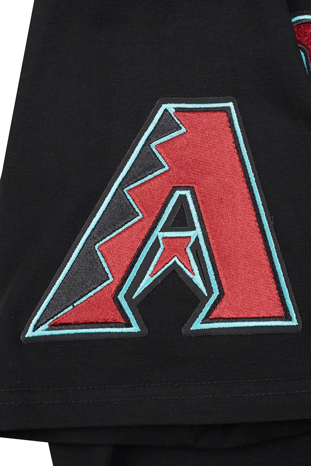 Pro Standard Men's MLB Arizona Diamondbacks Classic Chenille Top - BLACK Thumbnail View 7