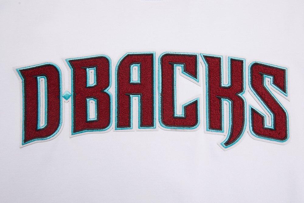 Pro Standard Men's MLB Arizona Diamondbacks Classic Chenille Top - WHITE Thumbnail View 5