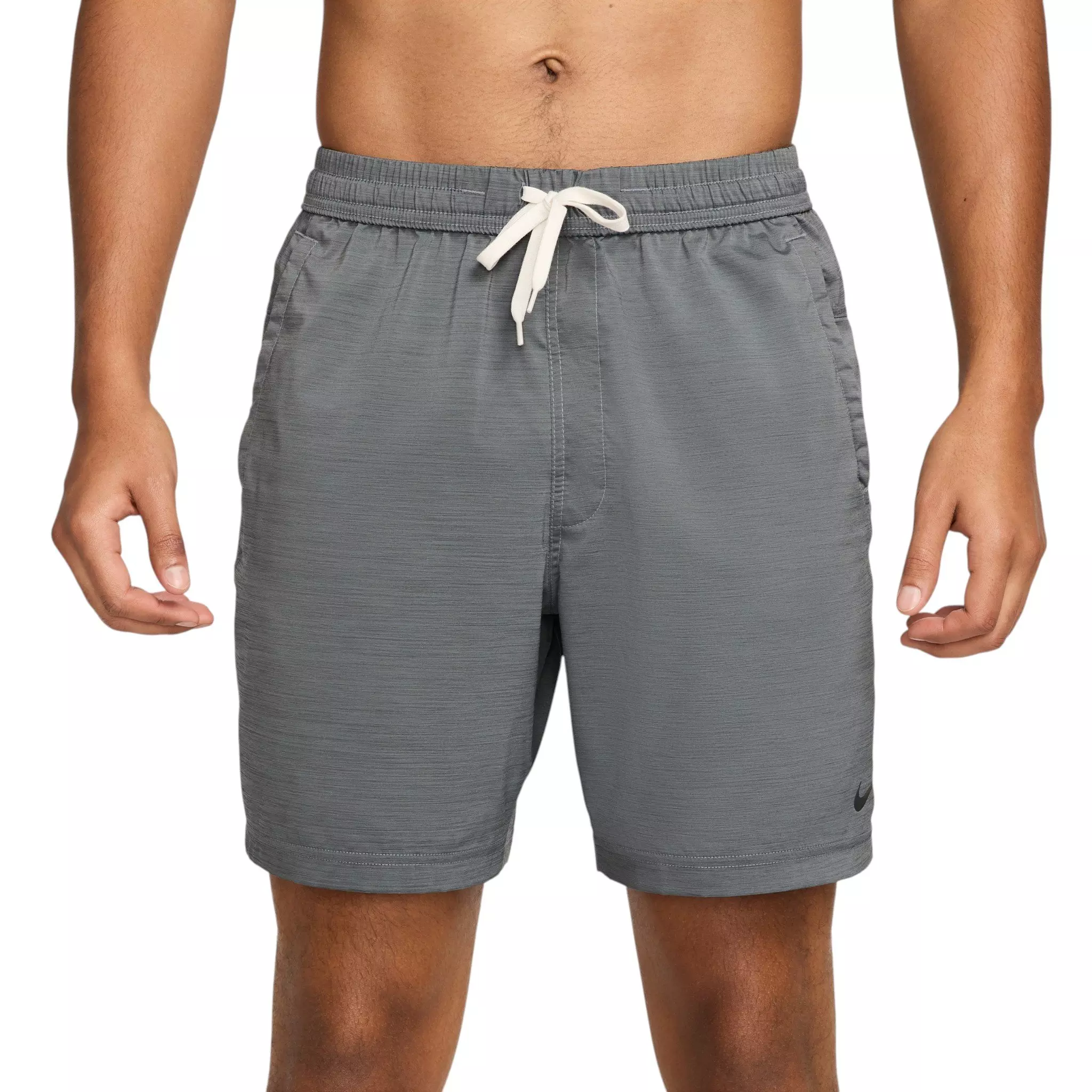 Nike Men's Form Dri-FIT 7" Unlined Versatile Shorts - Grey/Black - GREY/BLACK