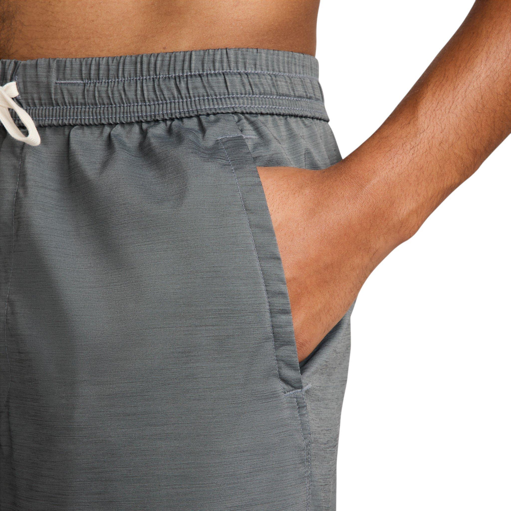 Nike Men's Form Dri-FIT 7" Unlined Versatile Shorts - Grey/Black - GREY/BLACK