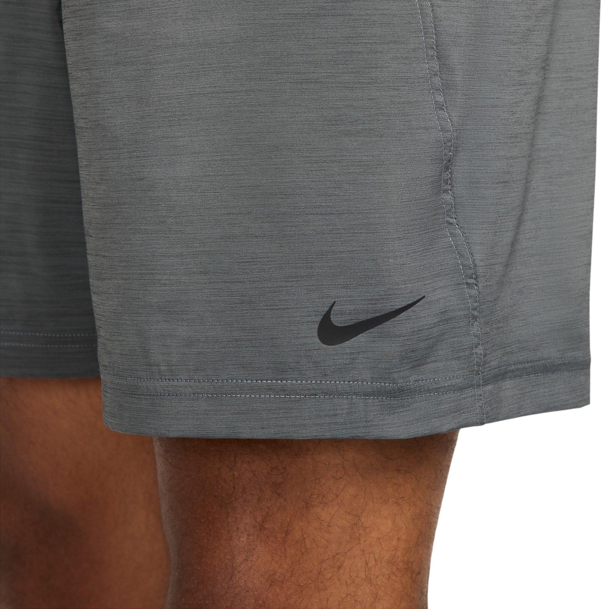 Nike Men's Form Dri-FIT 7" Unlined Versatile Shorts - Grey/Black - GREY/BLACK