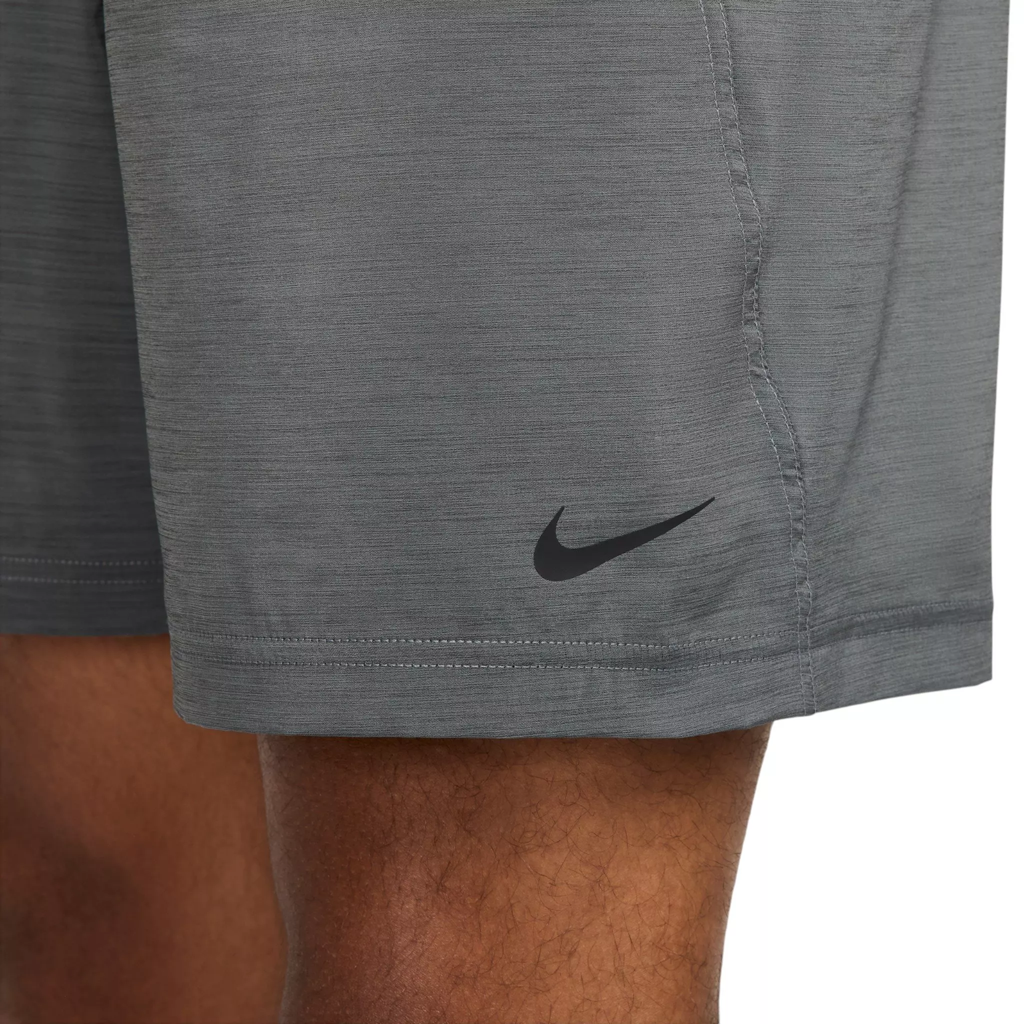Nike Men's Form Dri-FIT 7" Unlined Versatile Shorts - Grey/Black - GREY/BLACK