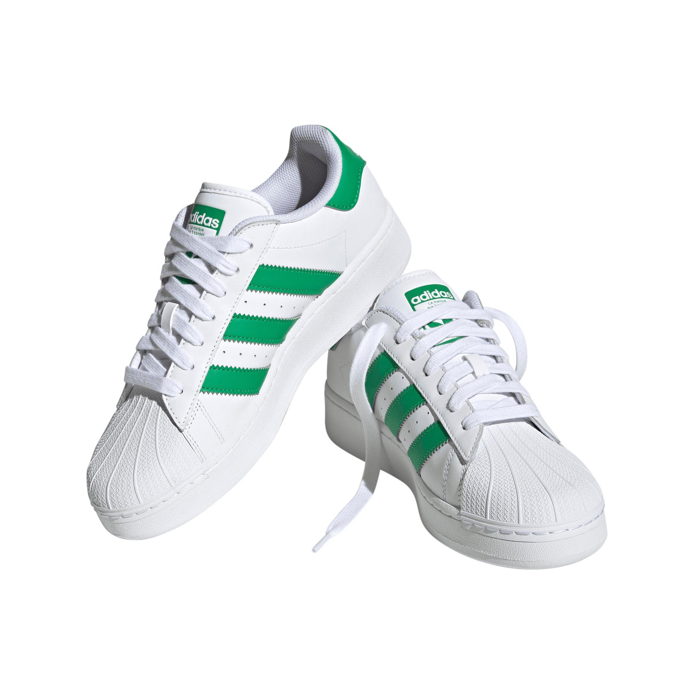 adidas Originals Superstar XLG "Ftwr White/Green/Ftwr White" Unisex Shoe - WHITE/GREEN/WHITE Thumbnail View 3