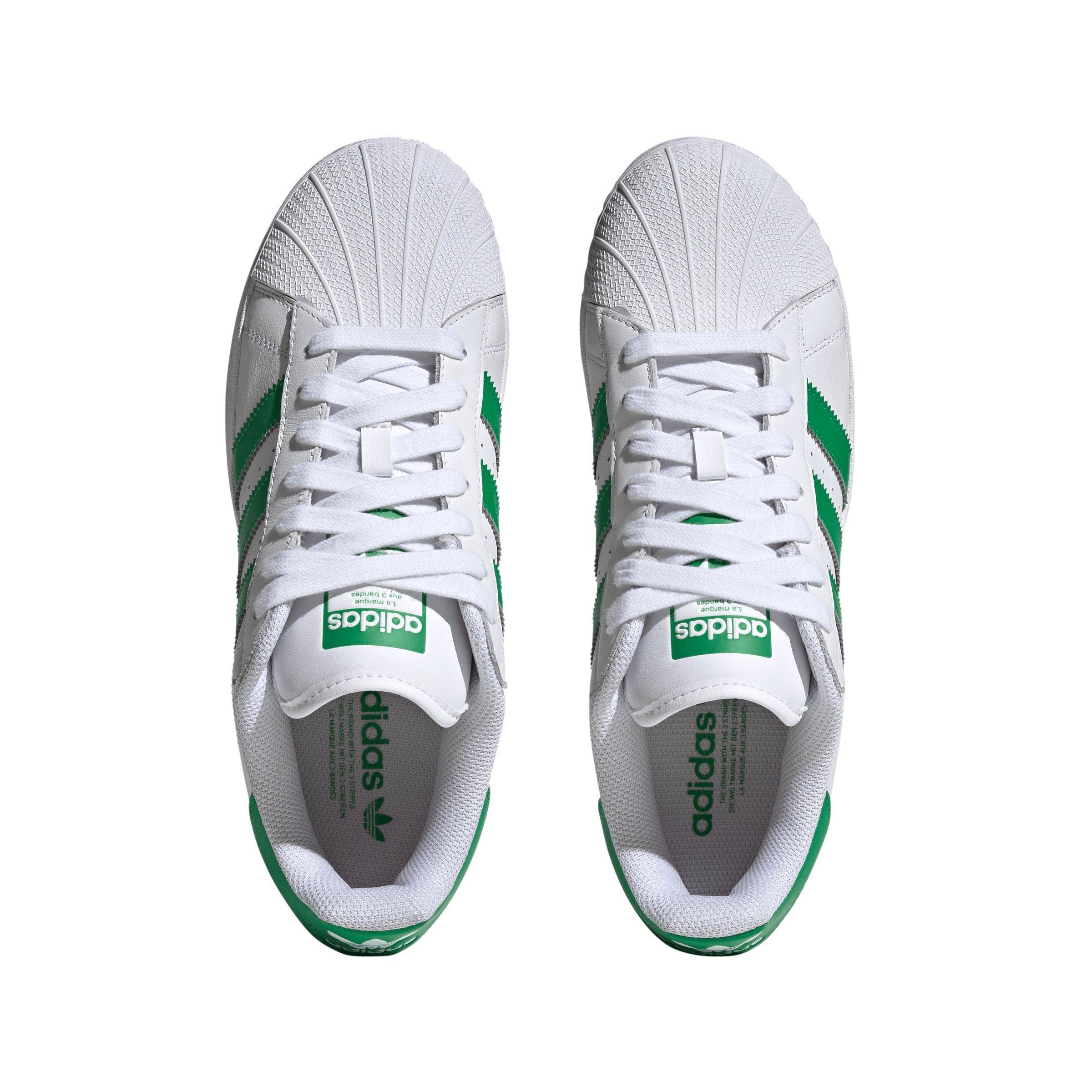 adidas Originals Superstar XLG "Ftwr White/Green/Ftwr White" Unisex Shoe - WHITE/GREEN/WHITE Thumbnail View 5