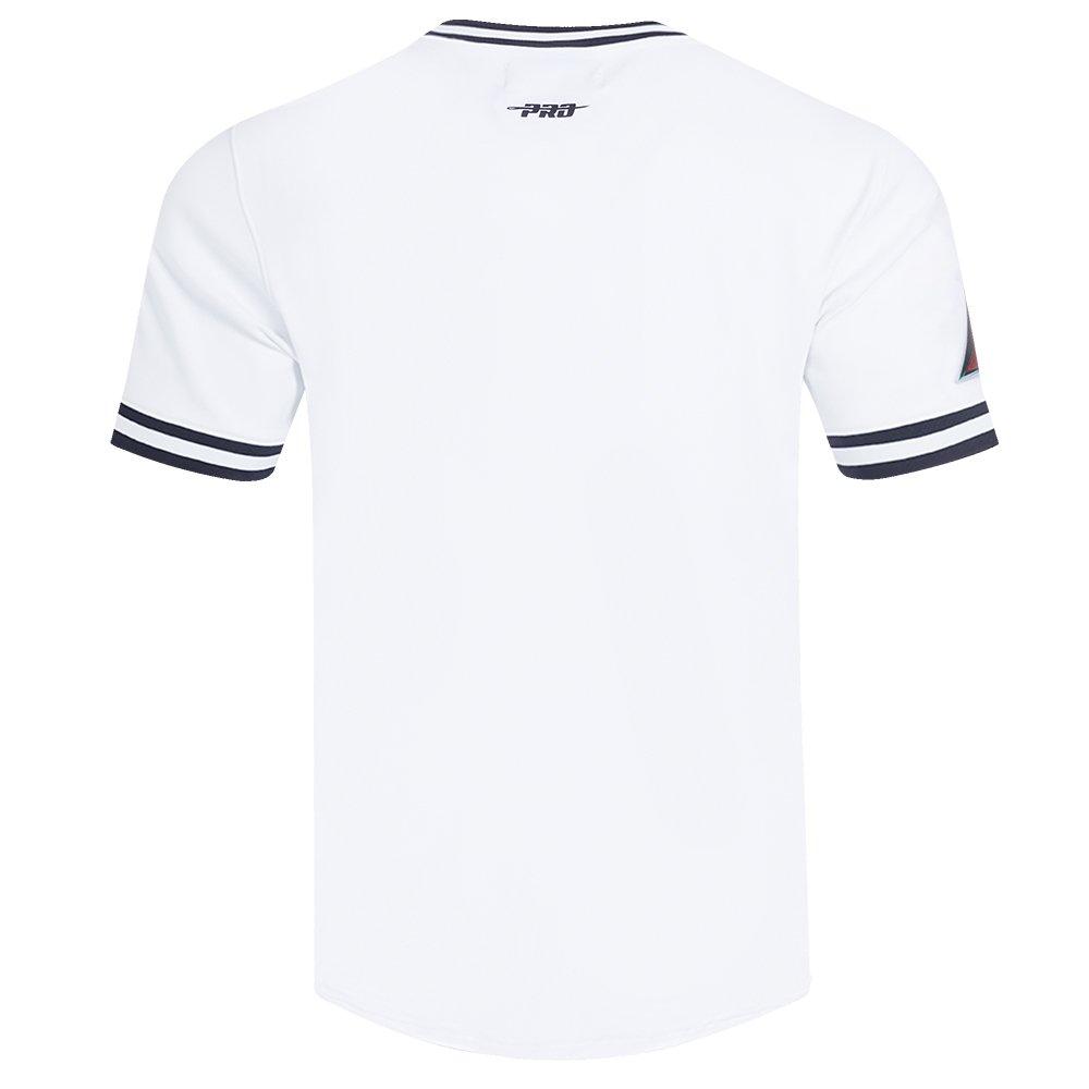 Pro Standard Men's MLB Arizona Diamondbacks Classic Chenille Striped Sleeve Top - WHITE/BLACK Thumbnail View 2