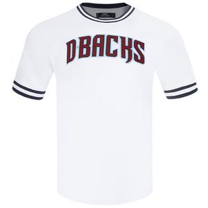 Pro Standard Men's MLB Arizona Diamondbacks Classic Chenille Striped Sleeve Top