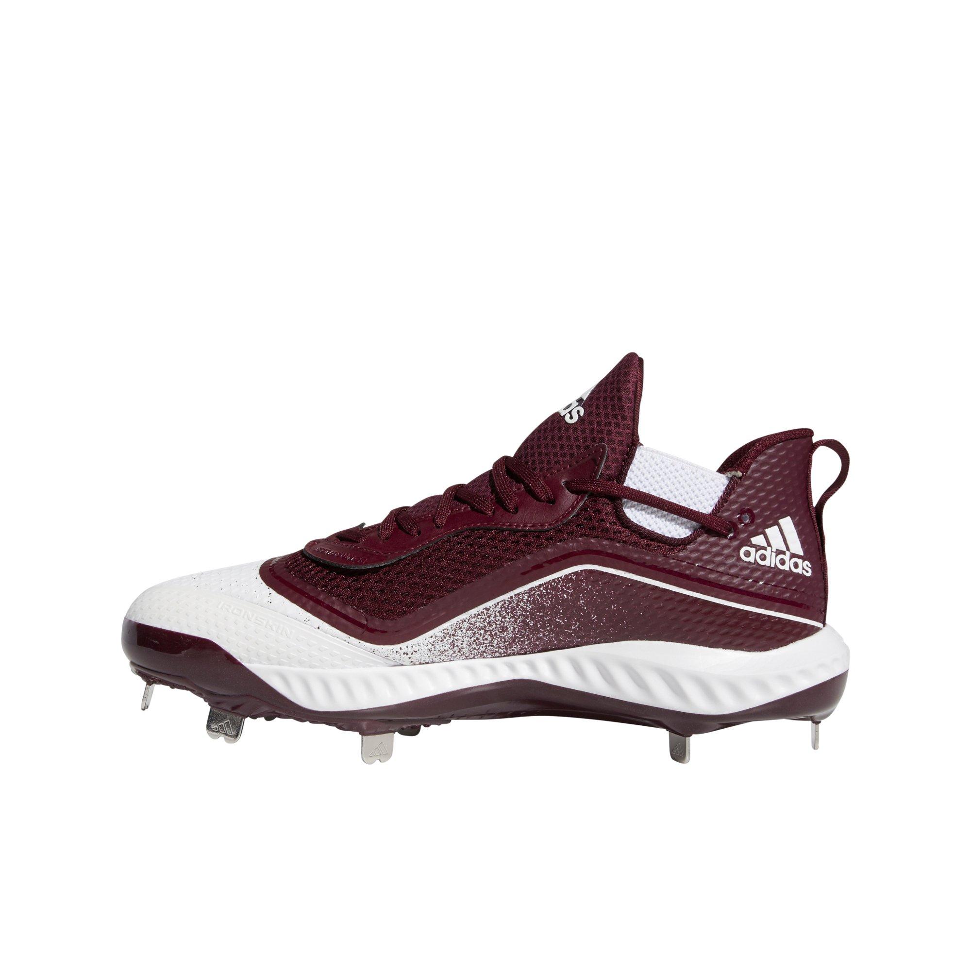 adidas maroon baseball cleats