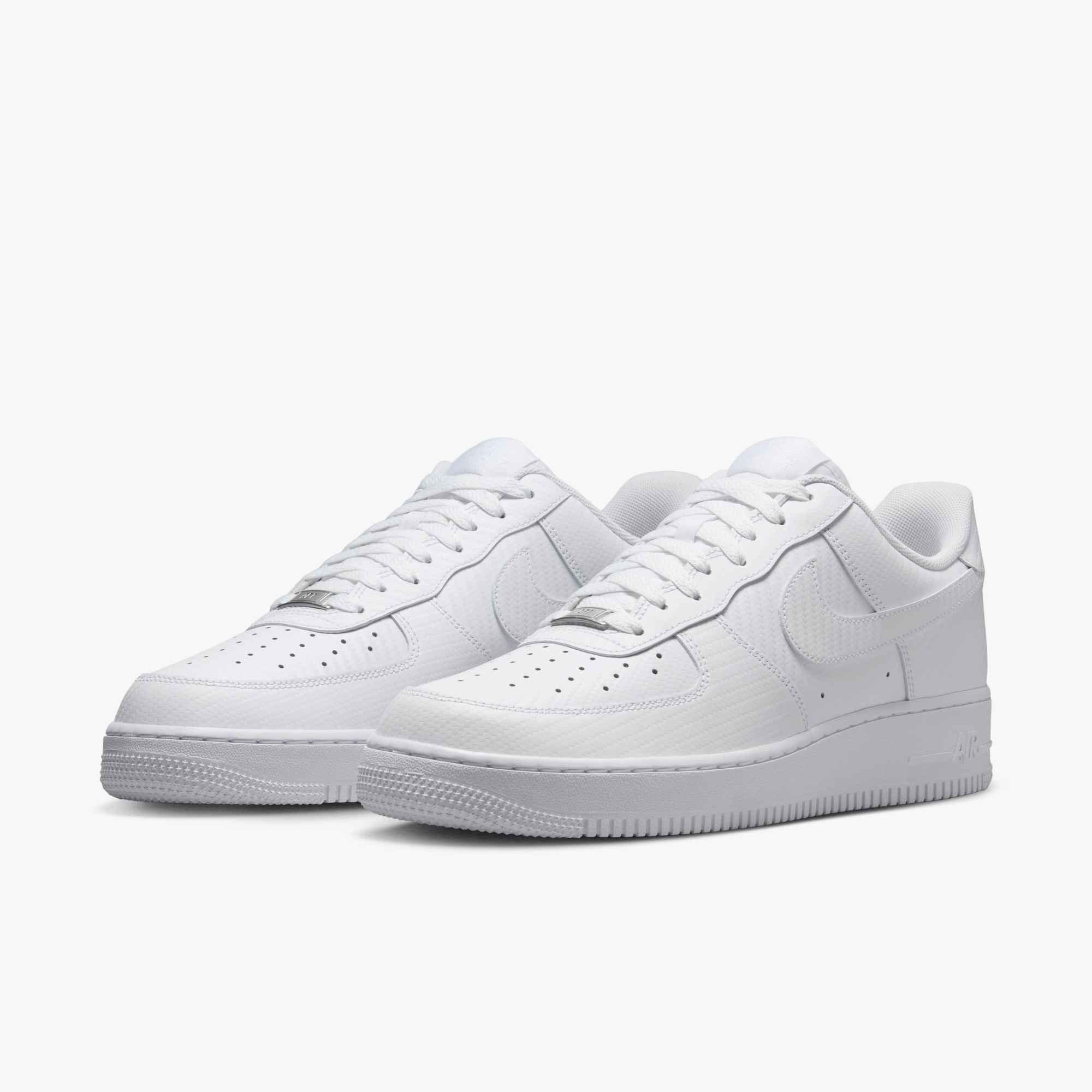 Nike Air Force 1 '07 "White/White" Men's Shoe - WHITE/WHITE Thumbnail View 4
