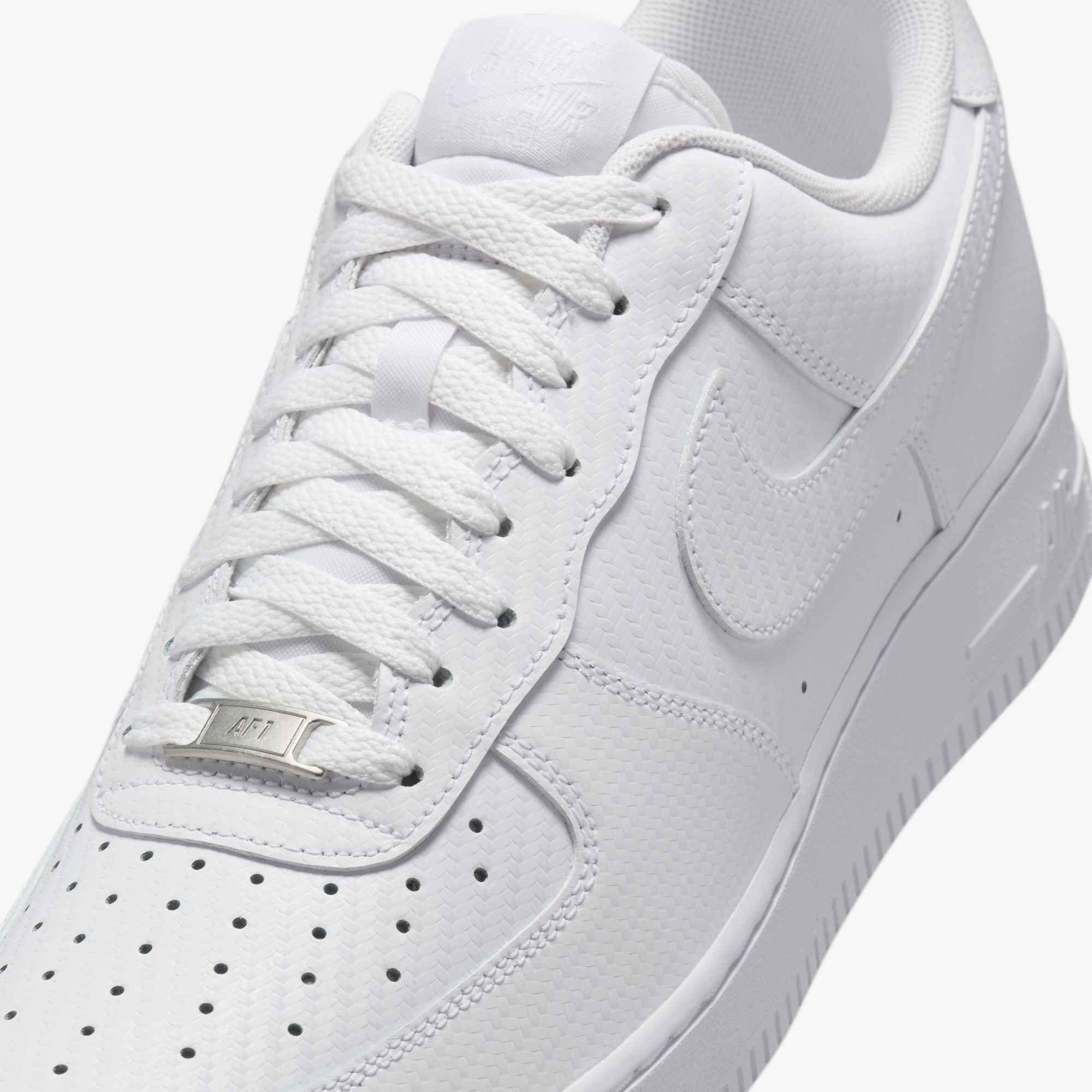 Nike Air Force 1 '07 "White/White" Men's Shoe - WHITE/WHITE Thumbnail View 7