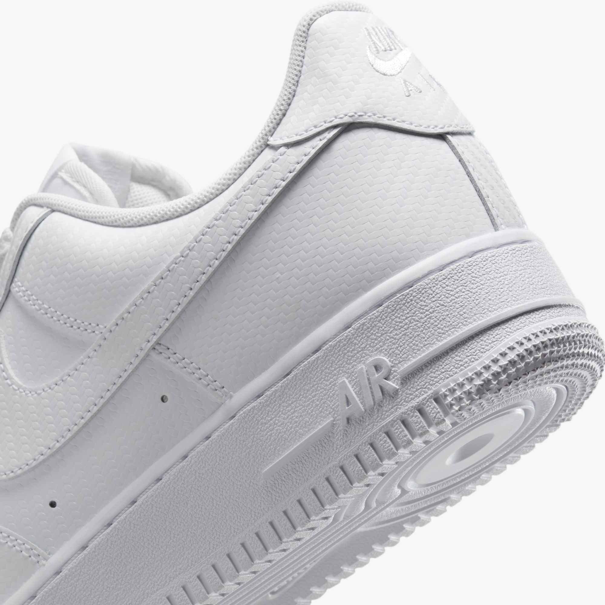 Nike Air Force 1 '07 "White/White" Men's Shoe - WHITE/WHITE Thumbnail View 8