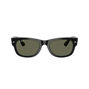 Ray-Ban Mega Wayfarer II Green Polarized Sunglasses &ndash; Polished Black