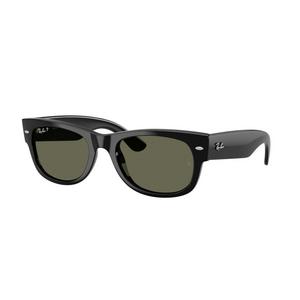 Ray-Ban Mega Wayfarer II Green Polarized Sunglasses &ndash; Polished Black