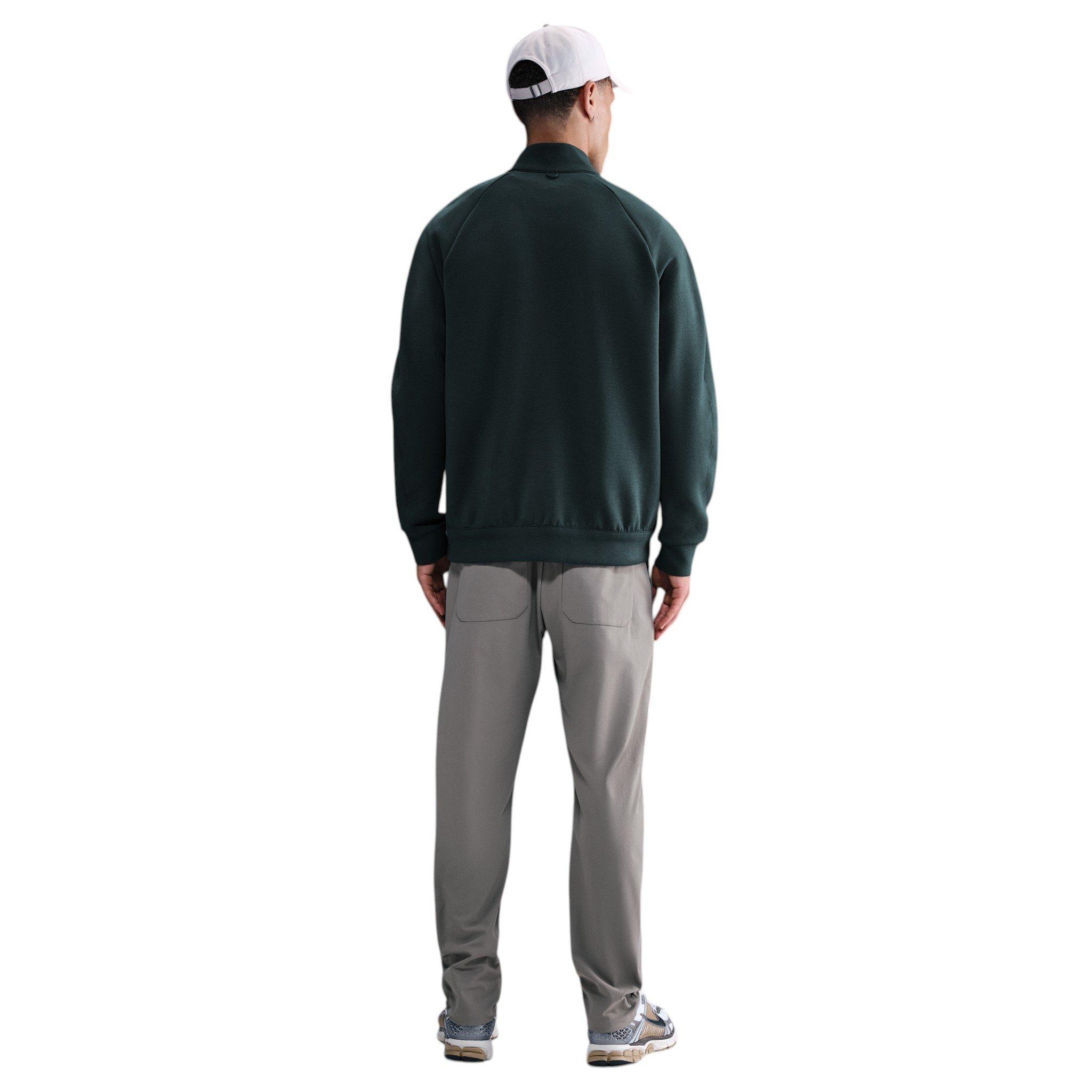 Nike Men's 24.7 ImpossiblySoft Dri-FIT 1/2 Zip Top - Dark Green - DARK GREEN