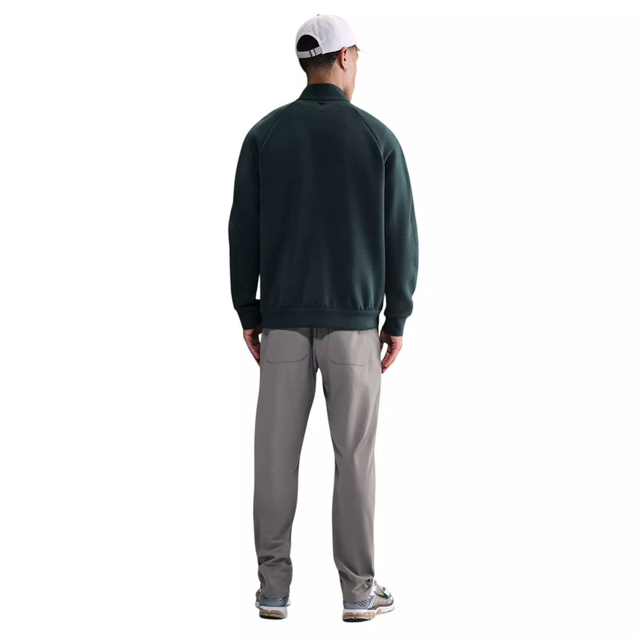 Nike Men's 24.7 ImpossiblySoft Dri-FIT 1/2 Zip Top - Dark Green - DARK GREEN