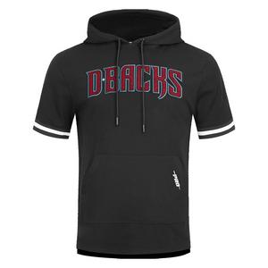 Pro Standard Men's MLB Arizona Diamondbacks Classic Chenille Short Sleeve Pullover Hoodie
