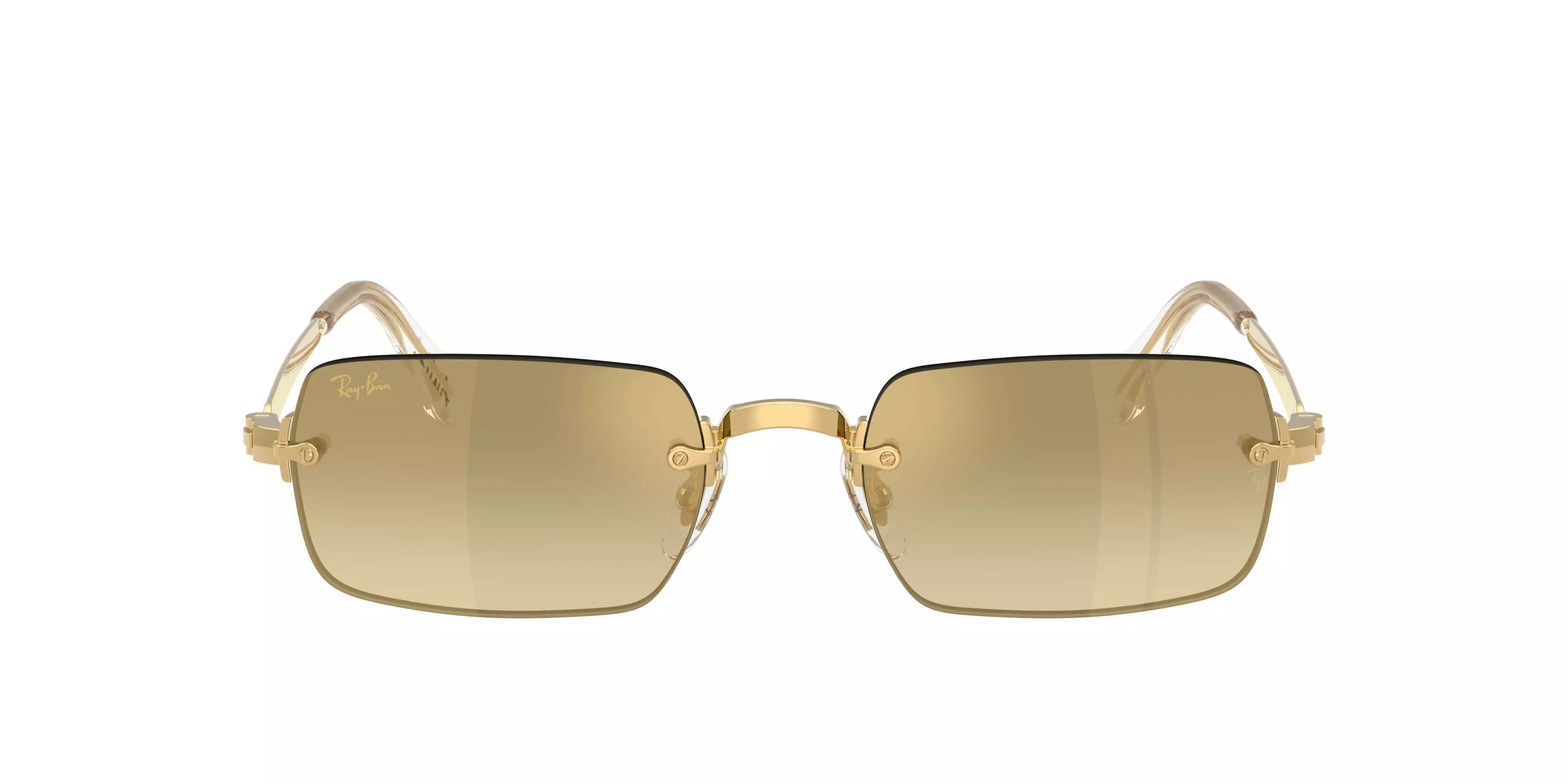 Ray-Ban RB3928 Brown Mirror Gold Gradient Sunglasses &ndash; Polished Arista Gold - GOLD