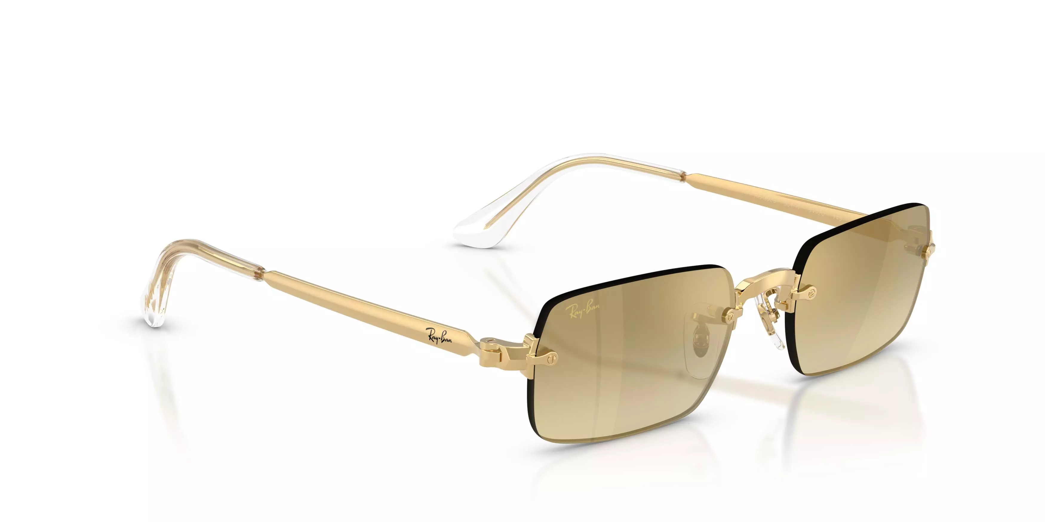 Ray-Ban RB3928 Brown Mirror Gold Gradient Sunglasses &ndash; Polished Arista Gold - GOLD
