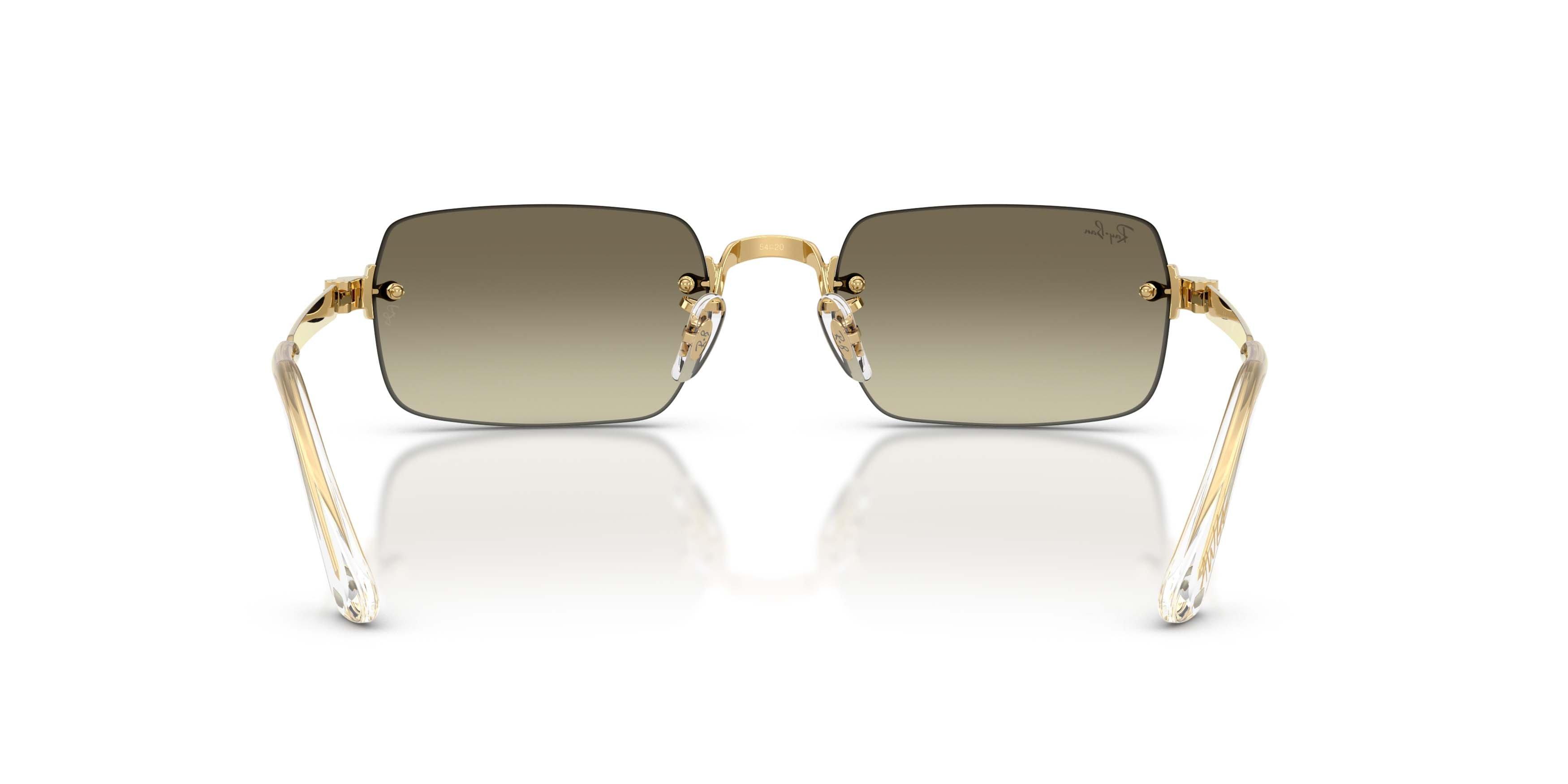 Ray-Ban RB3928 Brown Mirror Gold Gradient Sunglasses &ndash; Polished Arista Gold - GOLD Thumbnail View 4