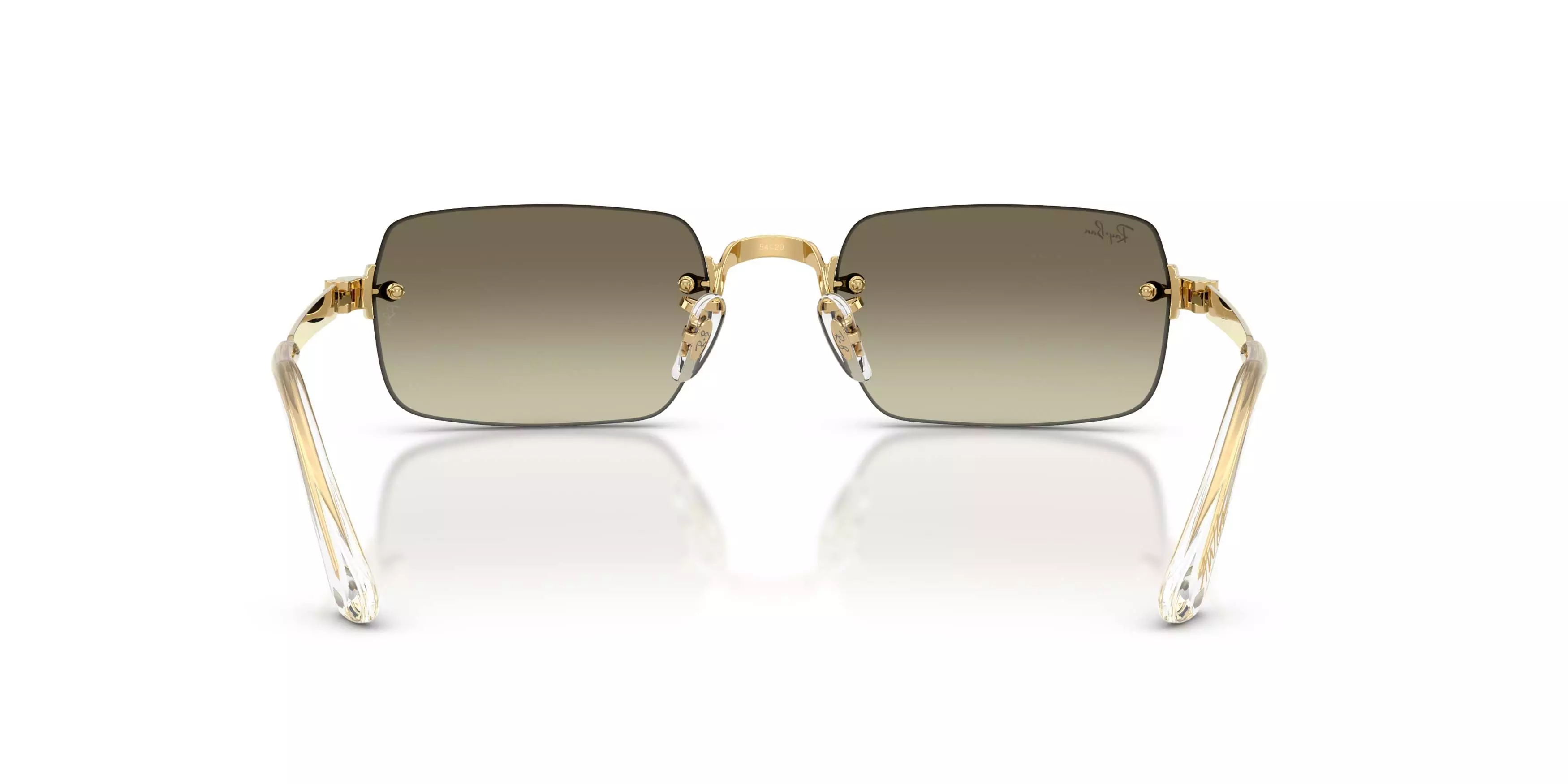 Ray-Ban RB3928 Brown Mirror Gold Gradient Sunglasses &ndash; Polished Arista Gold - GOLD