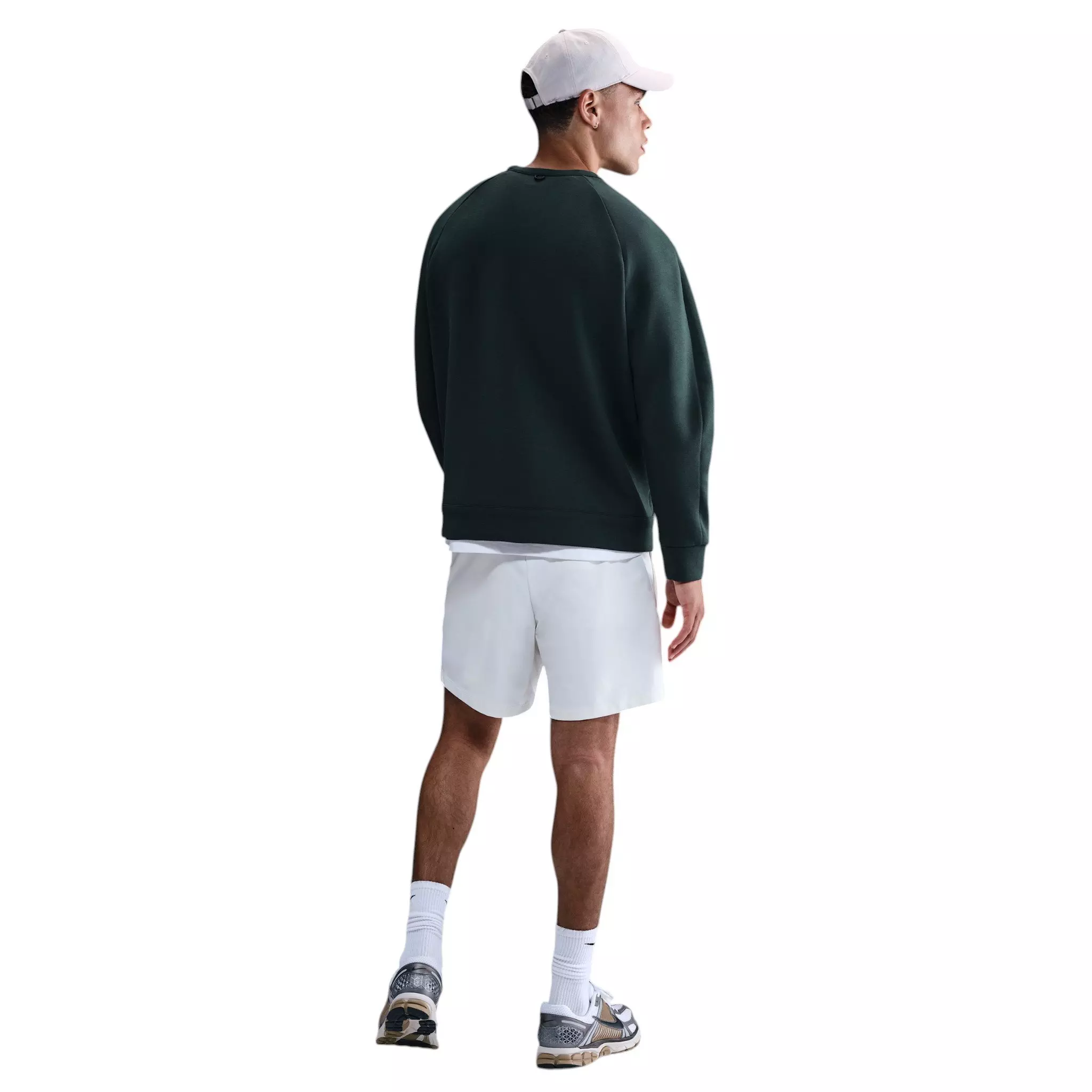 Nike Men's 24.7 ImpossiblySoft Dri-FIT Crew - Dark Green - DARK GREEN