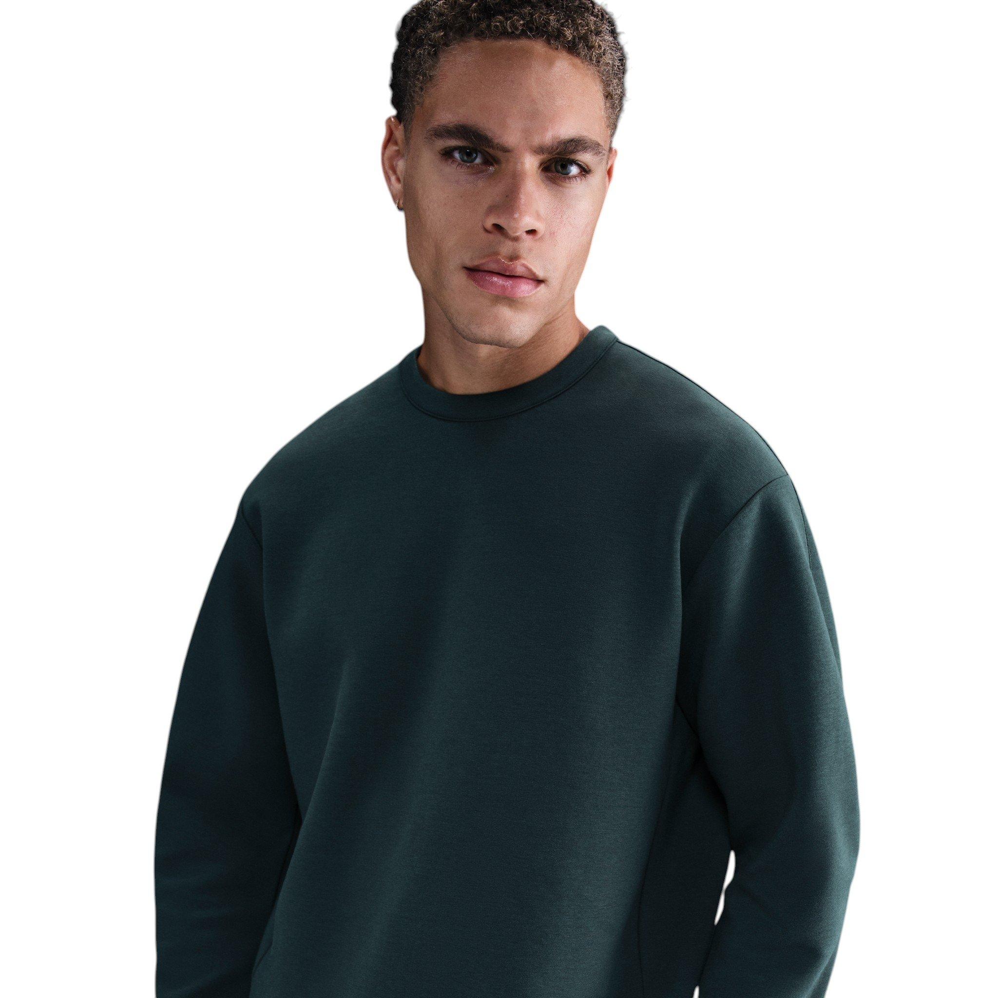Nike Men's 24.7 ImpossiblySoft Dri-FIT Crew - Dark Green - DARK GREEN