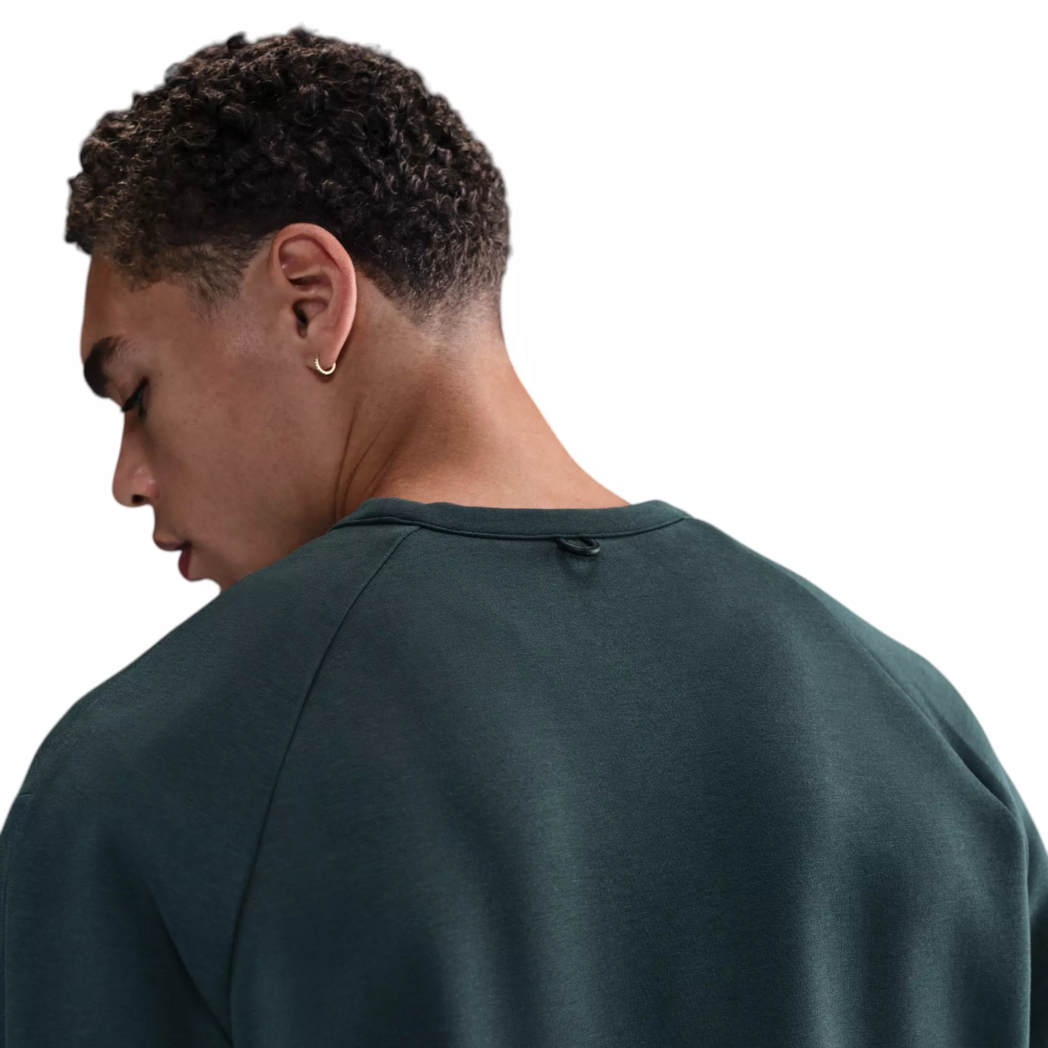 Nike Men's 24.7 ImpossiblySoft Dri-FIT Crew - Dark Green - DARK GREEN