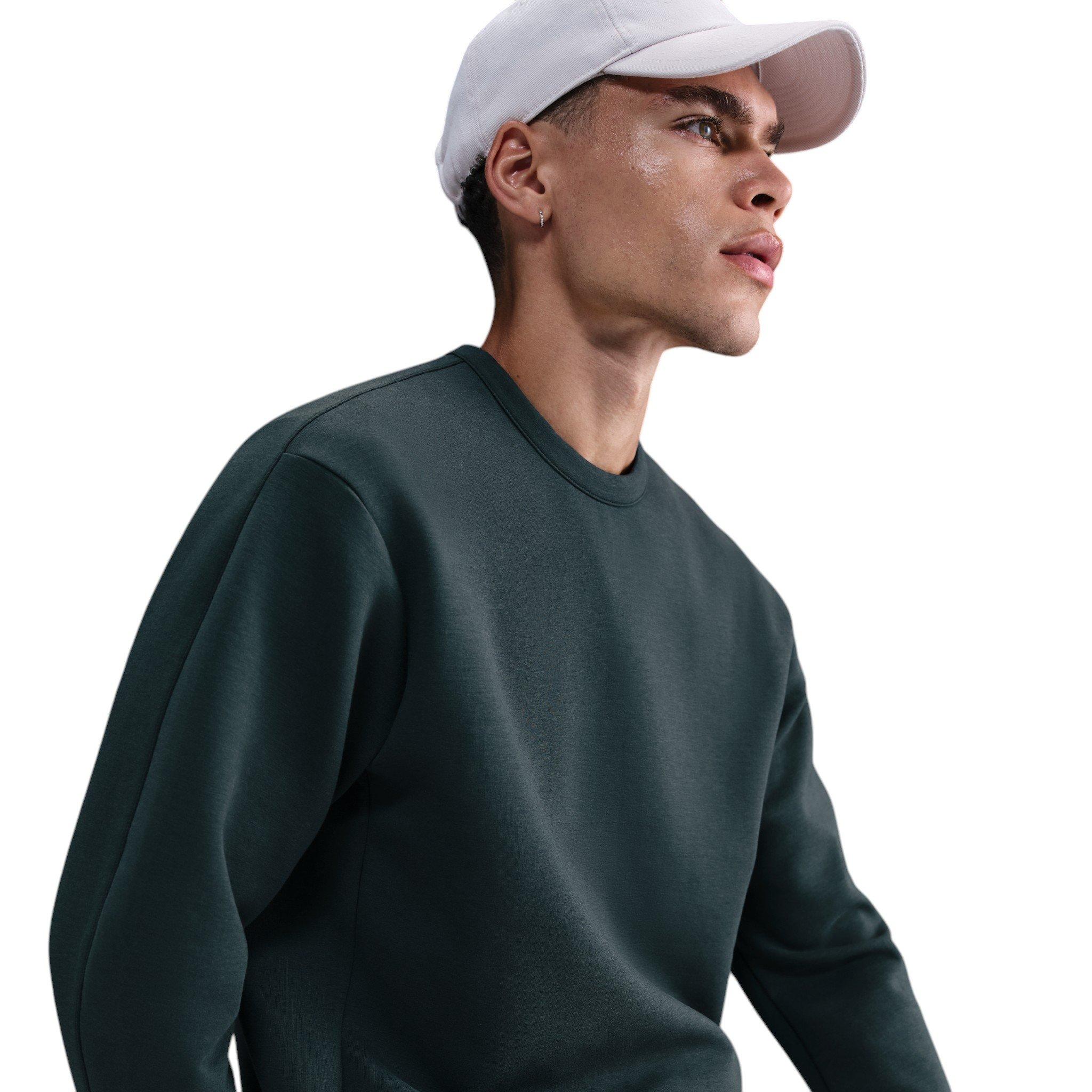 Nike Men's 24.7 ImpossiblySoft Dri-FIT Crew - Dark Green - DARK GREEN