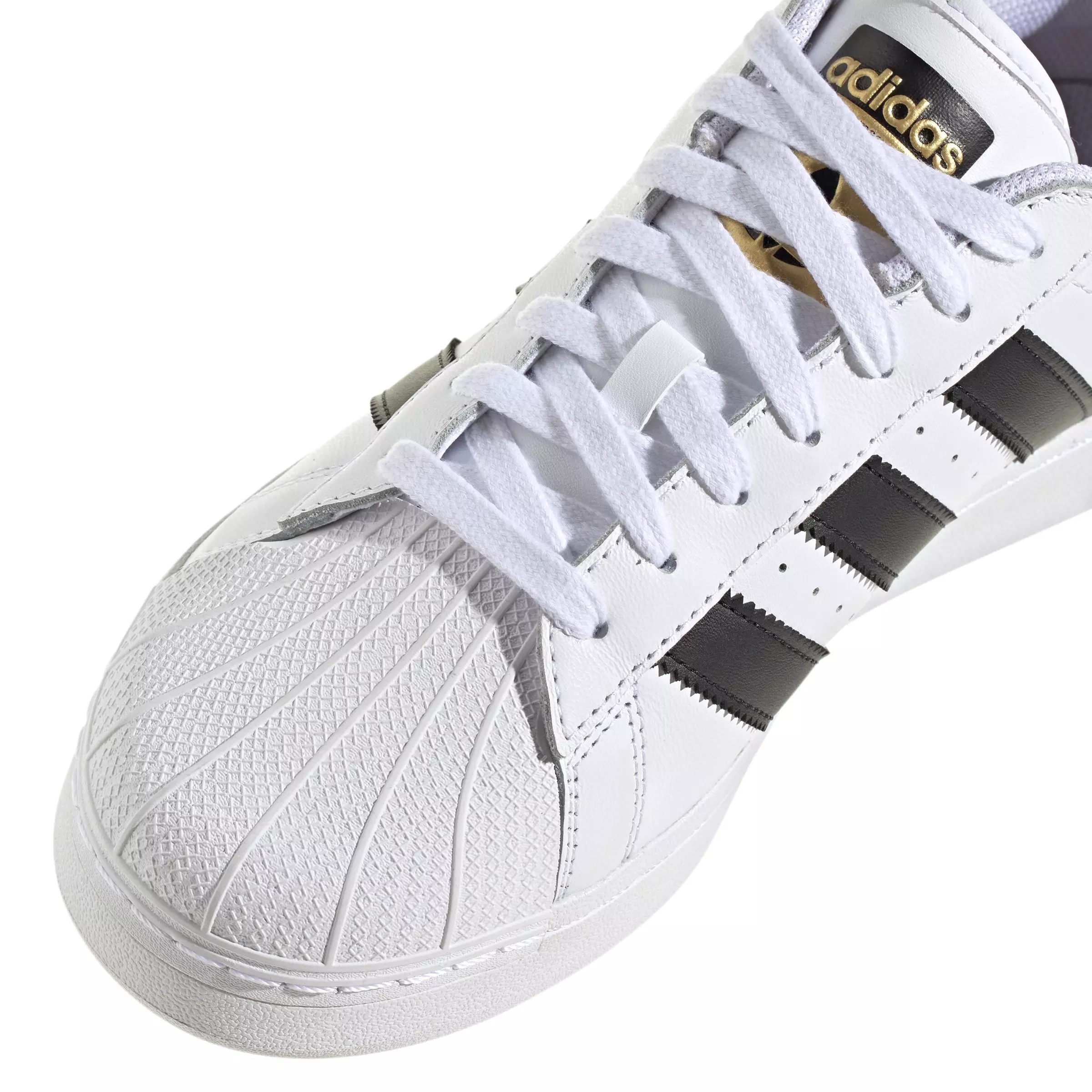 adidas Originals Superstar XLG "Ftwr White/Core Black/Gold Metallic" Unisex Shoe - WHITE/BLACK/GOLD