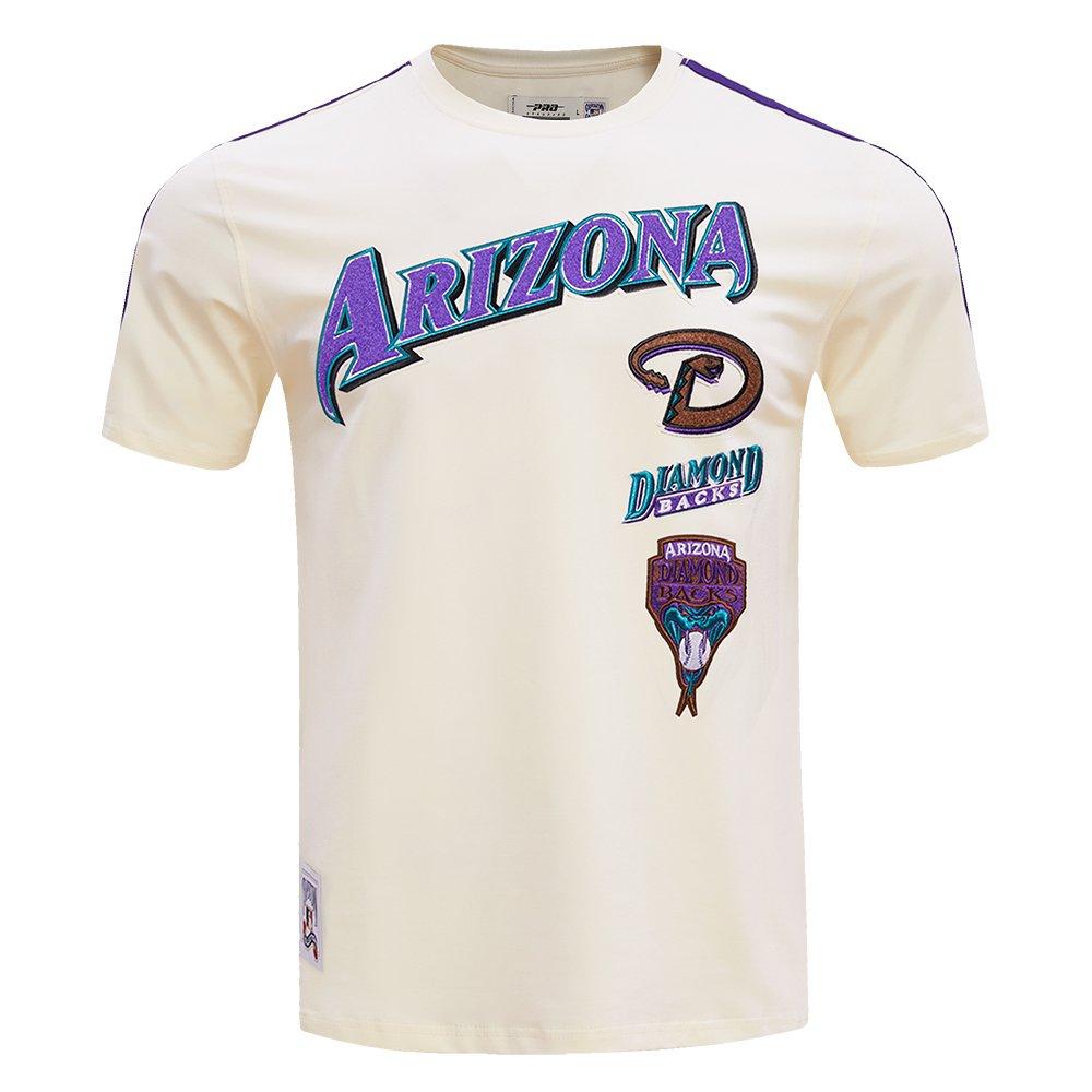 Pro Standard Men's MLB Arizona Diamondbacks Retro Classic Striped Top - PURPLE Thumbnail View 1
