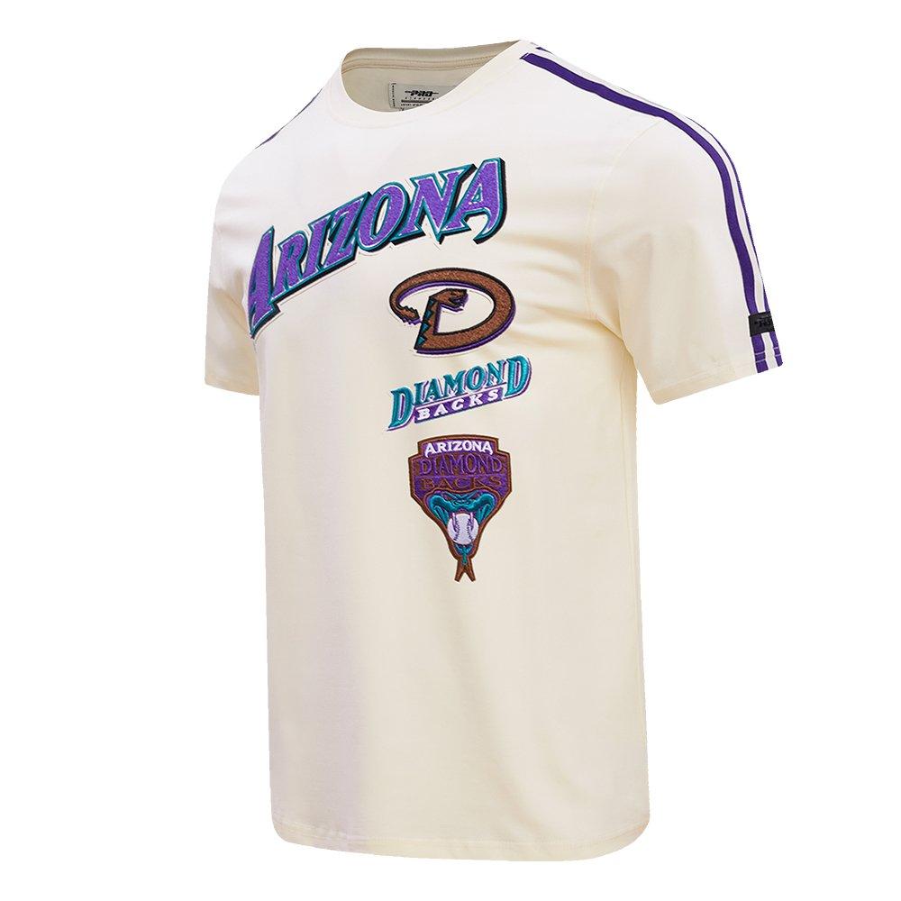 Pro Standard Men's MLB Arizona Diamondbacks Retro Classic Striped Top - PURPLE Thumbnail View 3