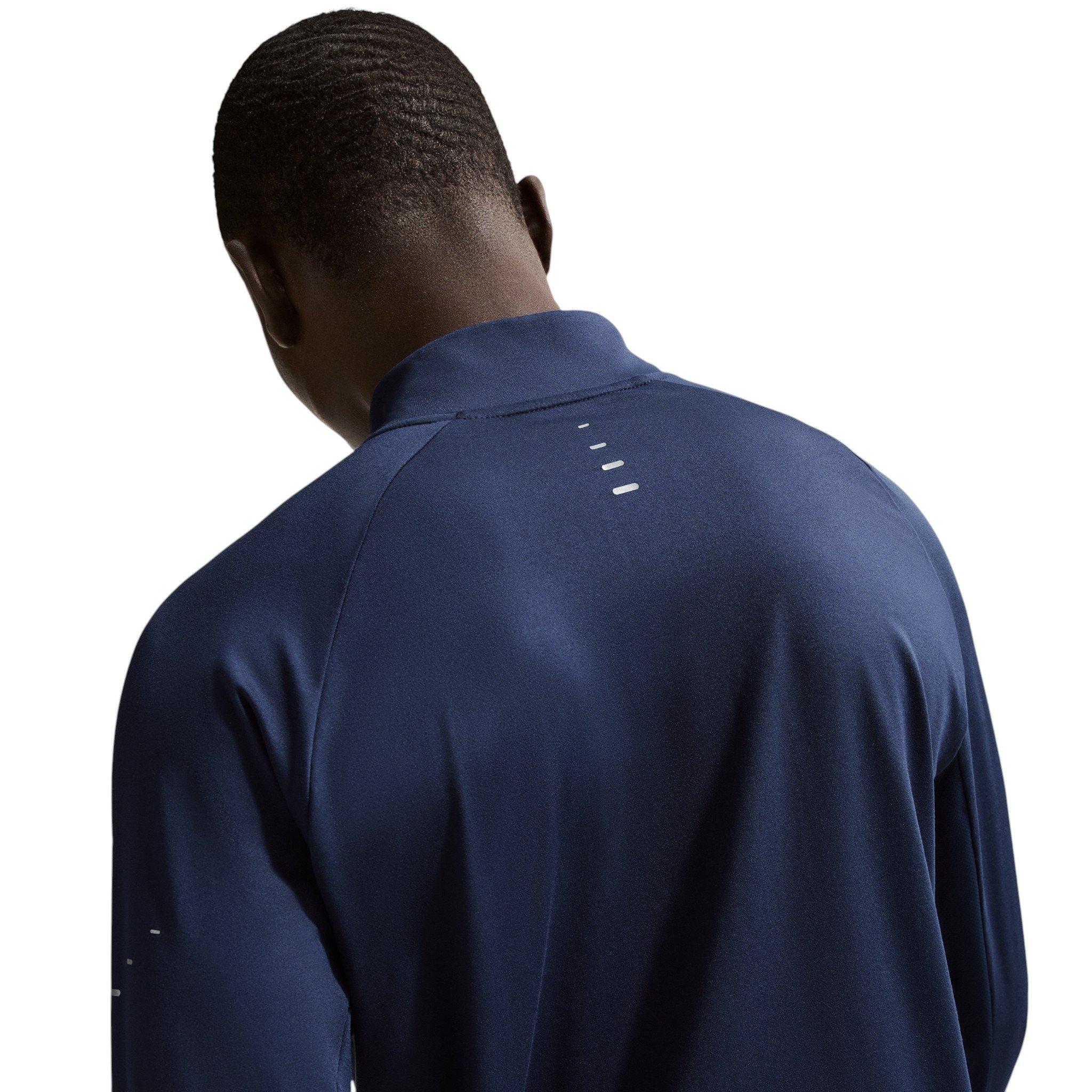 Nike Men's Stride Dri-FIT 1/2 Zip Running Mid Layer - Navy - NAVY