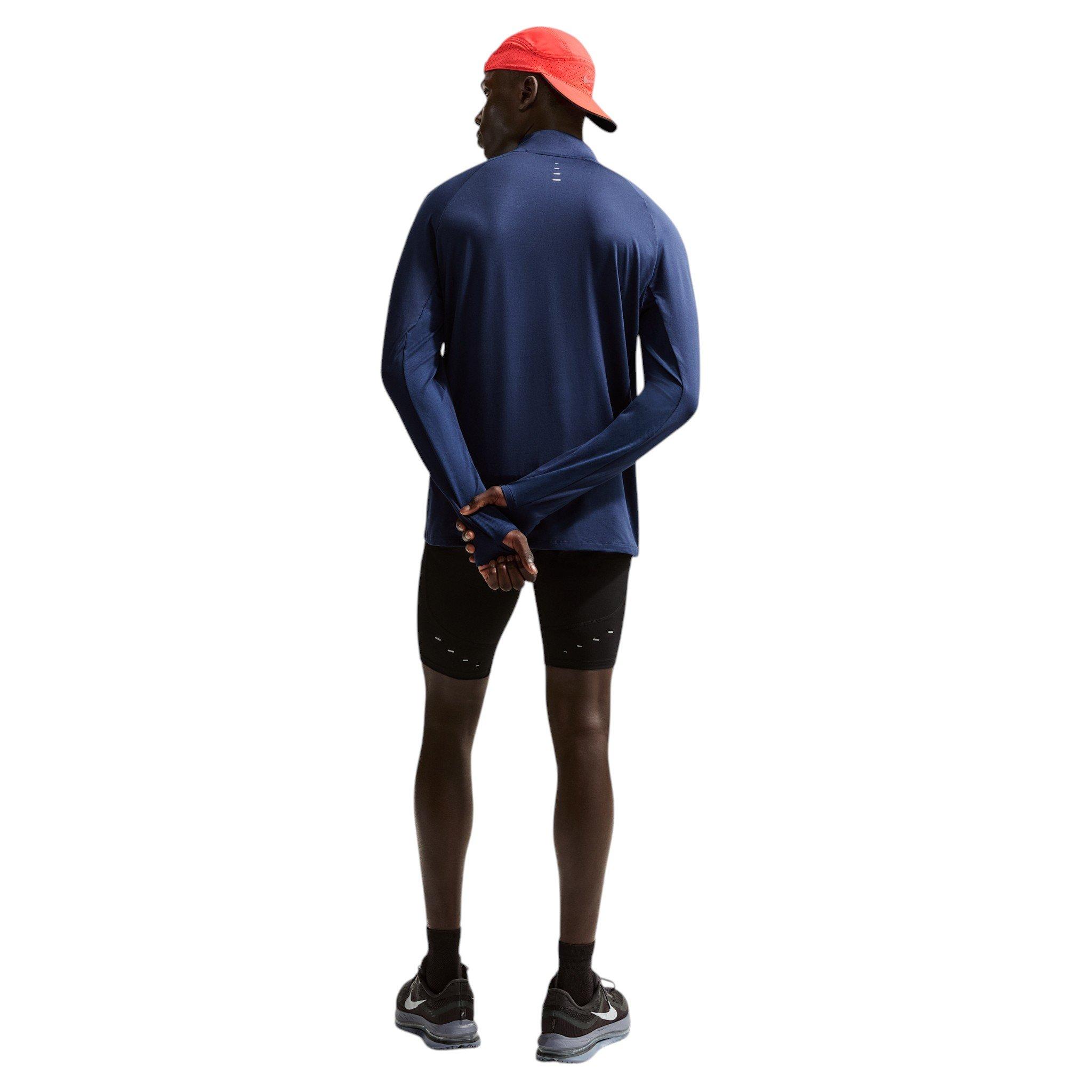 Nike Men's Stride Dri-FIT 1/2 Zip Running Mid Layer - Navy - NAVY