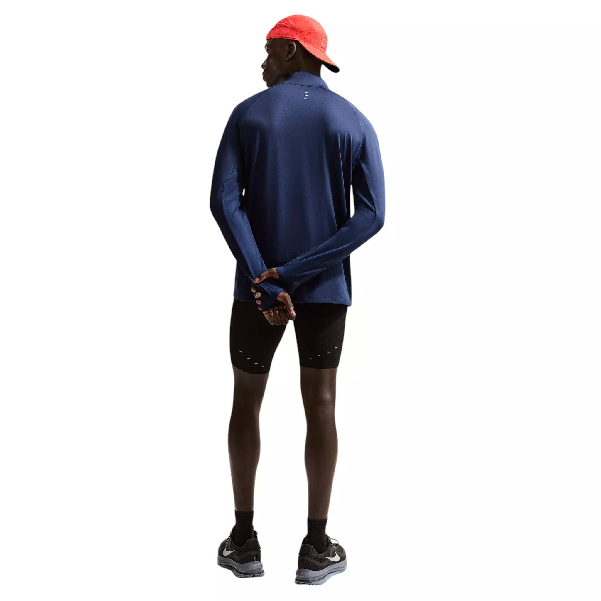 Nike Men's Stride Dri-FIT 1/2 Zip Running Mid Layer - Navy - NAVY